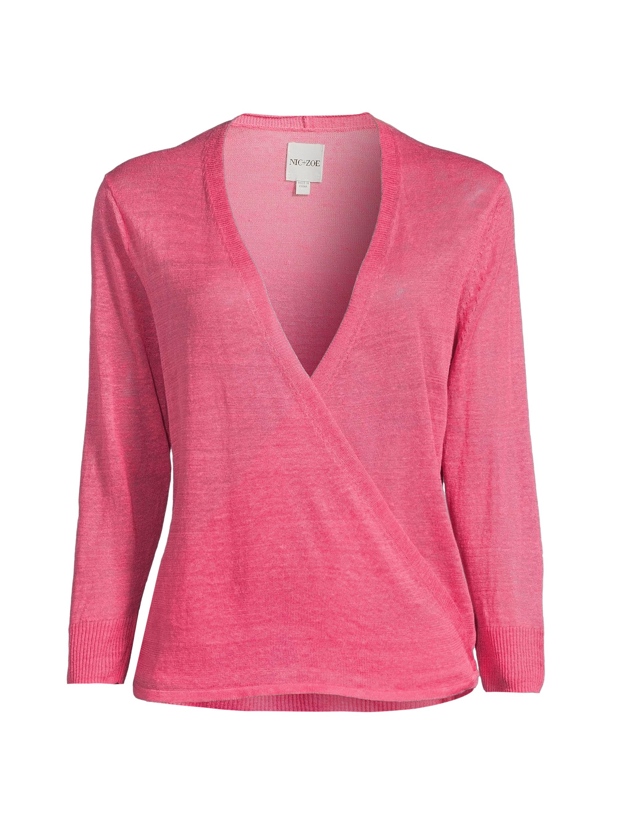 NIC+ZOE Women's 4-Way Cardigan - Wild Pink