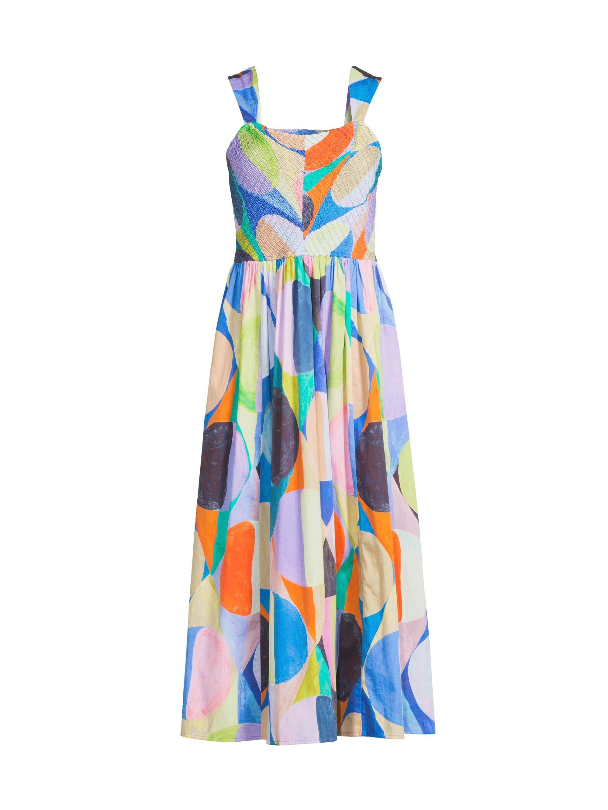 NIC+ZOE Women's Sarah Social Circles Midi-Dress - Blue Multi