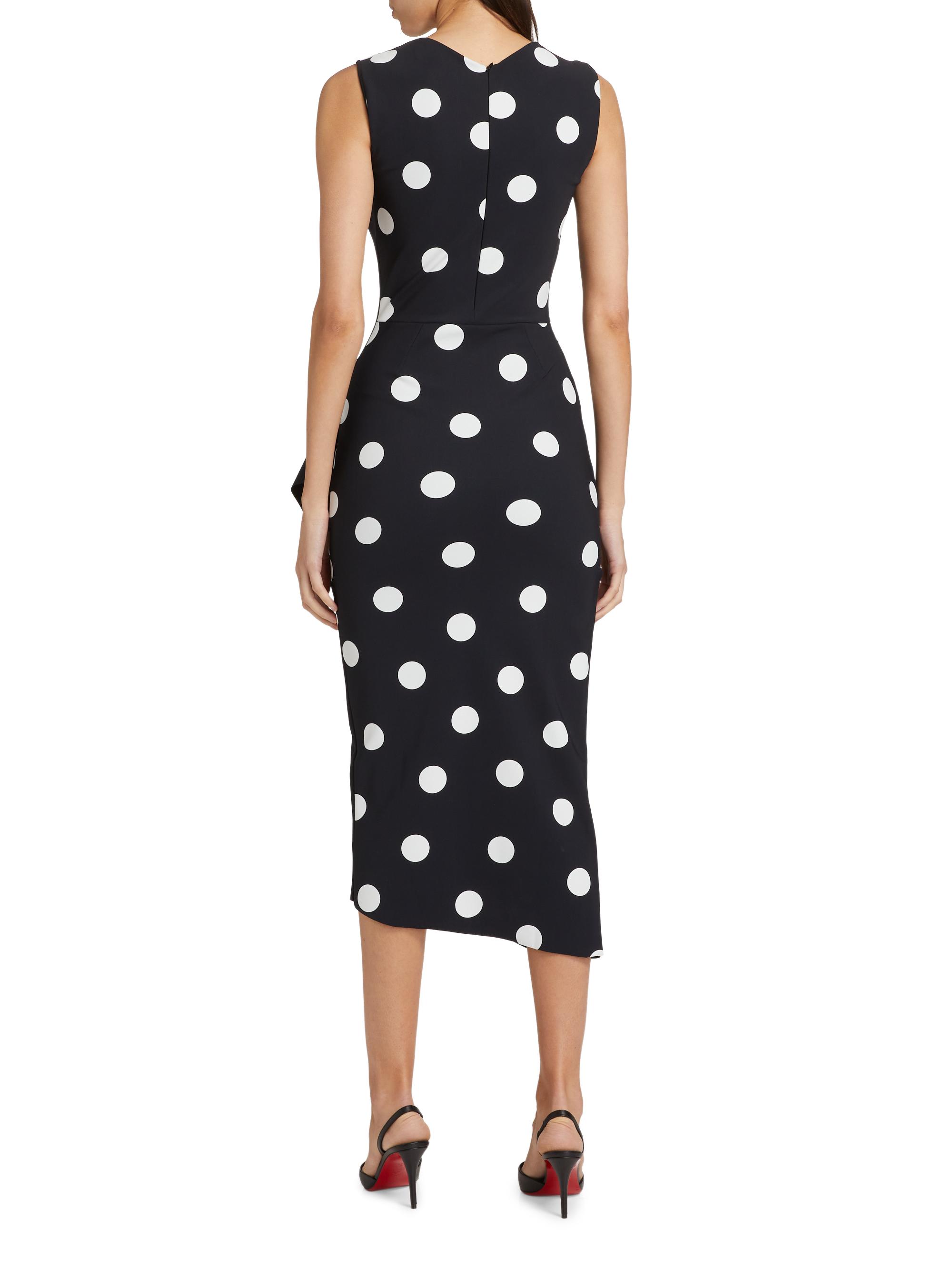 Chiara Boni La Petite Robe Wang Polka Dot Cocktail Dress | Saks