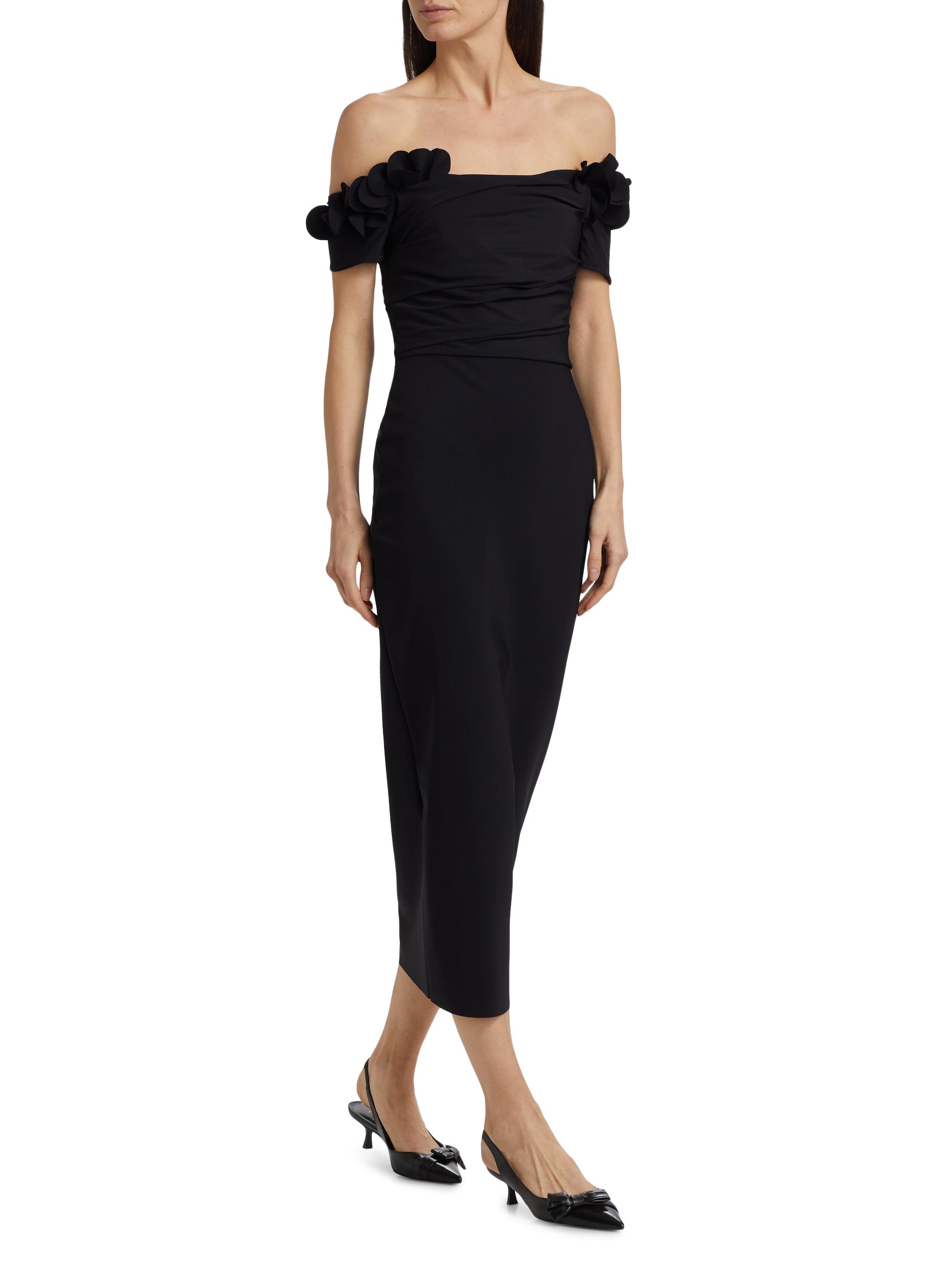 knee length dresses for ladies Reanne Midi Dress in Lemon Sorbet main image 0