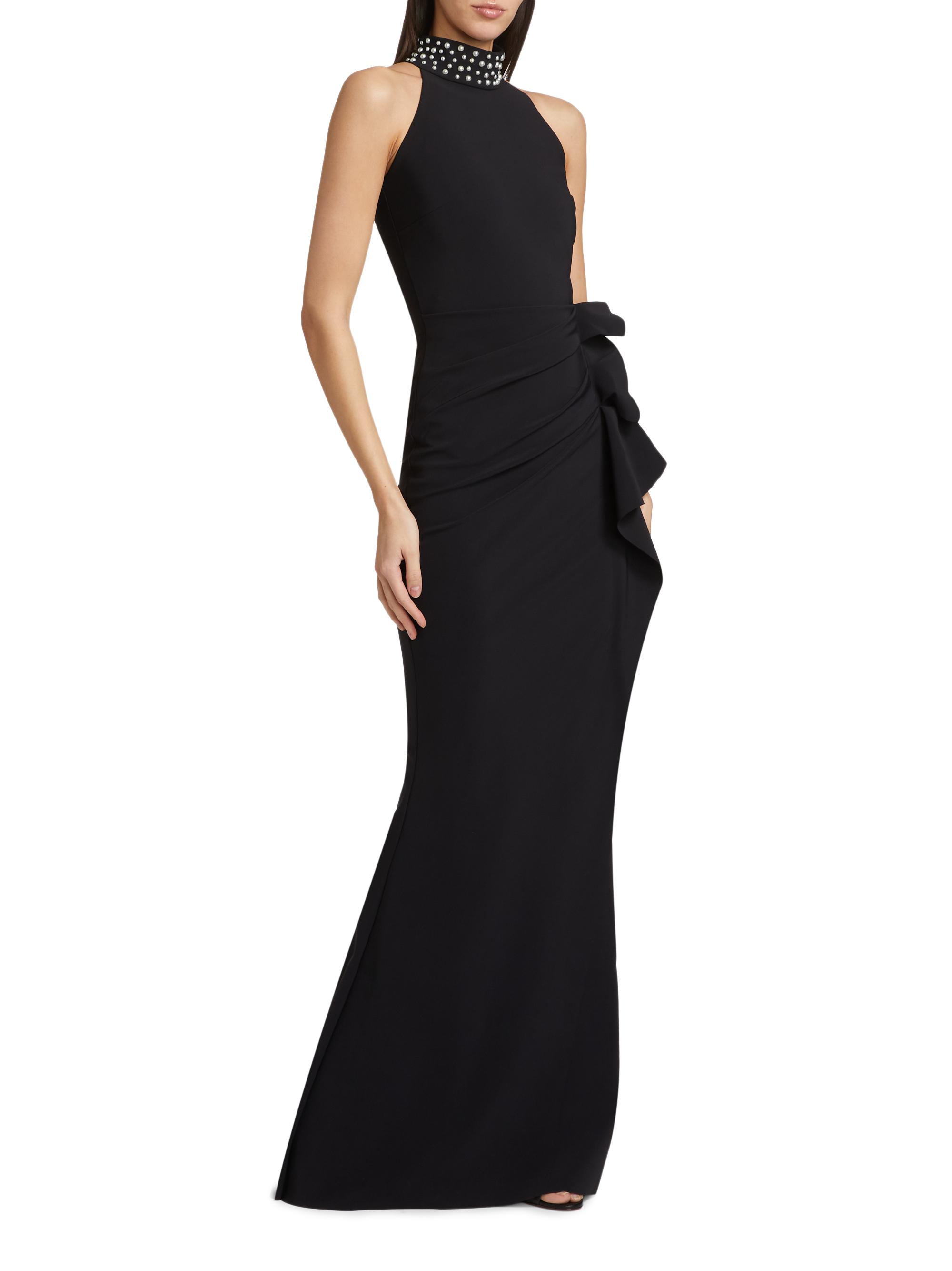 Robe Cocktail En Soie Perlée Noire BCBG Max Azria - Taille 10 - Neuve Avec étiquette