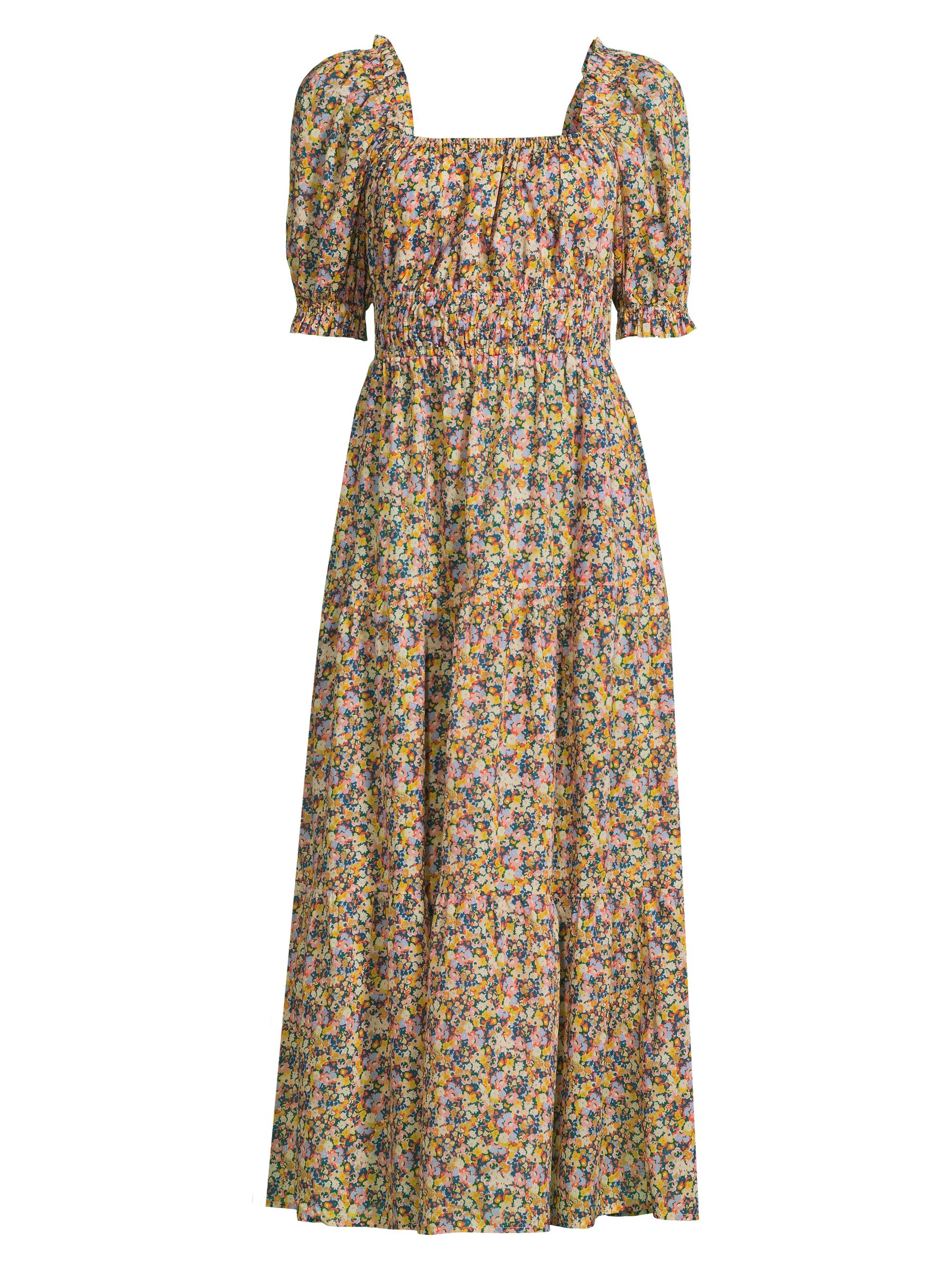 Birds of Paradis Women's Marguerite Tiered Floral Dress - Belle Rives