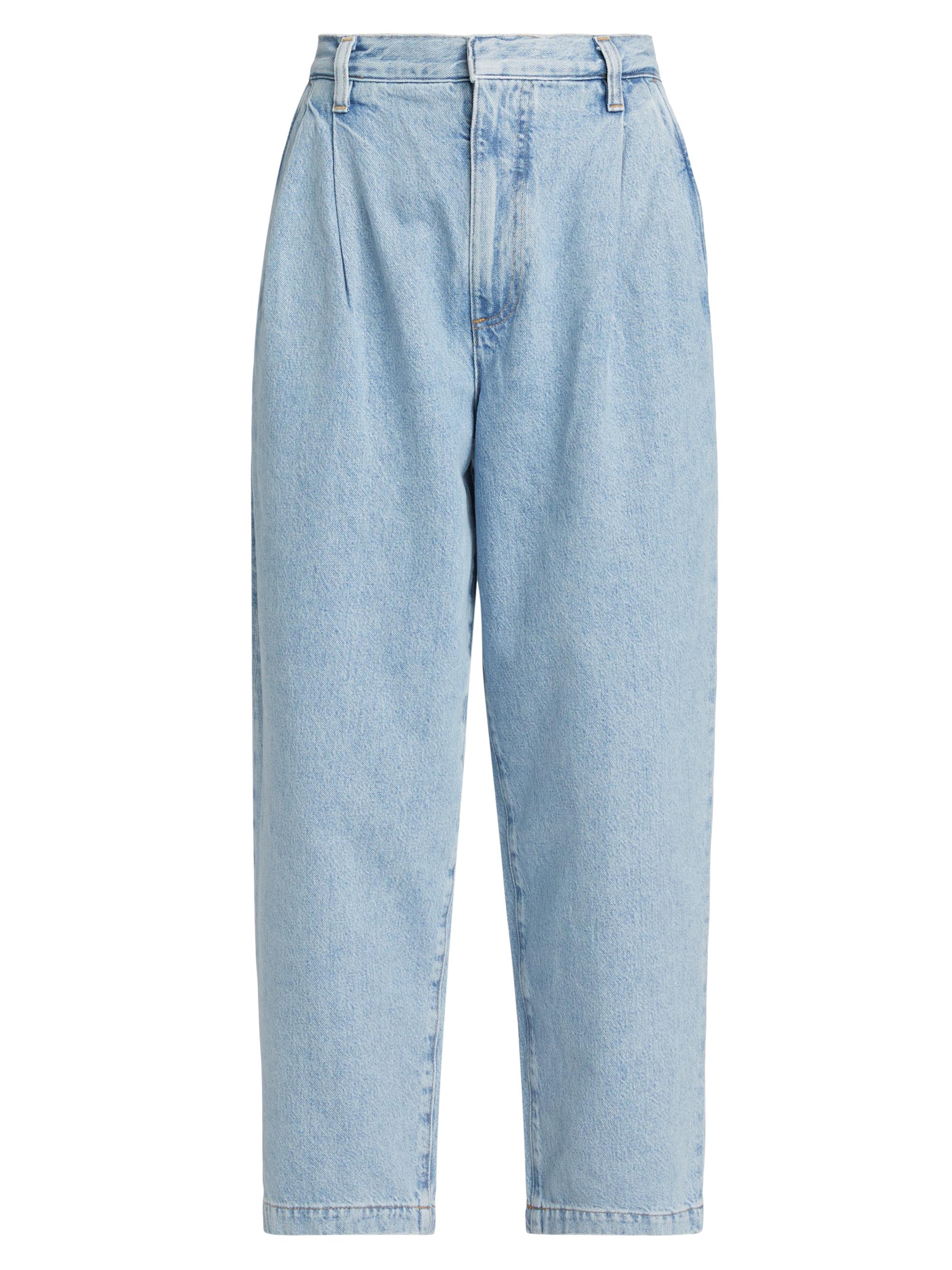 Agolde Women's Becker High-Rise Crop Jeans - Rotate Clean Indigo Light