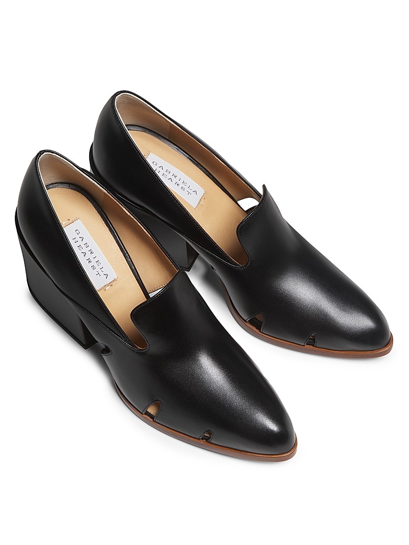 Shop Gabriela Hearst Eliza 80MM Leather Loafers | Saks Fifth Shop Gabriela Hearst Eliza 80MM Leather Loafers | Saks Fifth