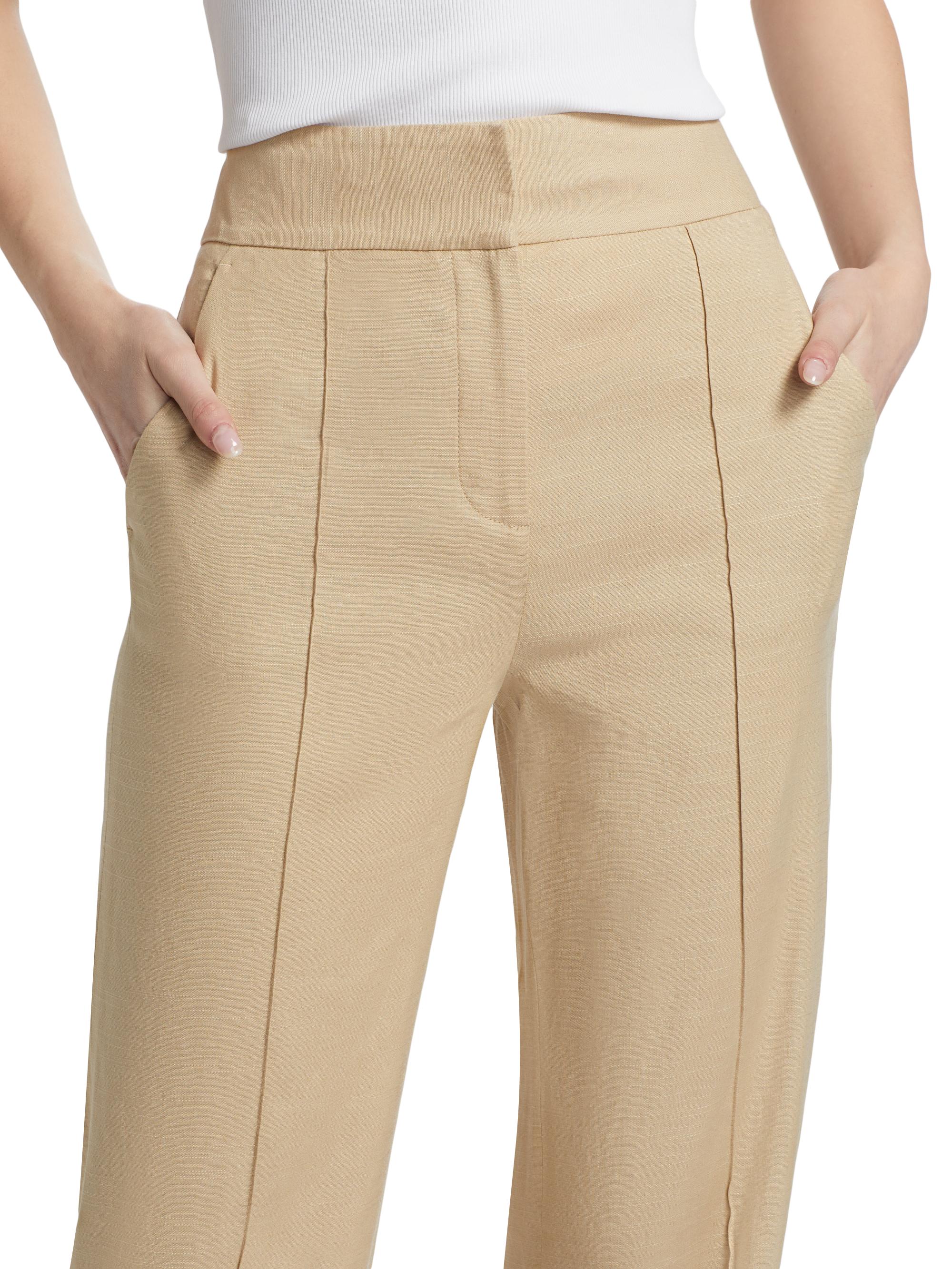 Veronica Beard Cruz Linen-Blend Pants | Saks Fifth Avenue