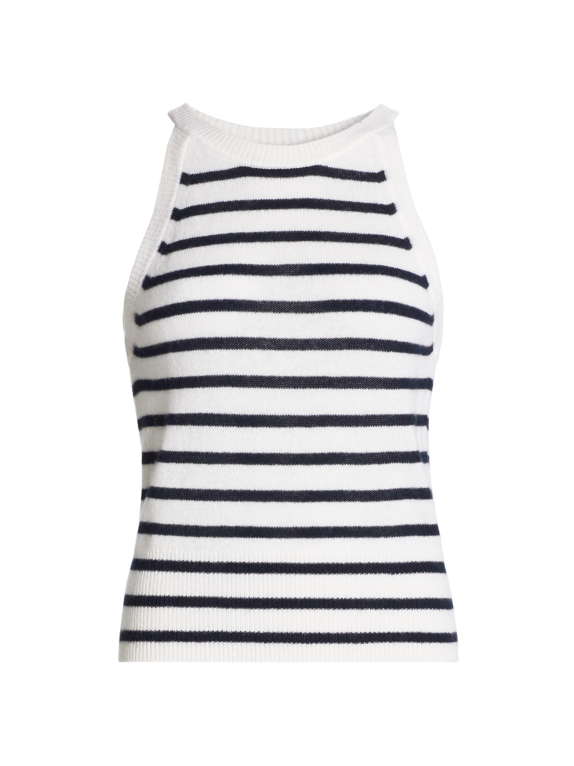 Veronica Beard Women's Myrick Cashmere Tank Top -  Navy