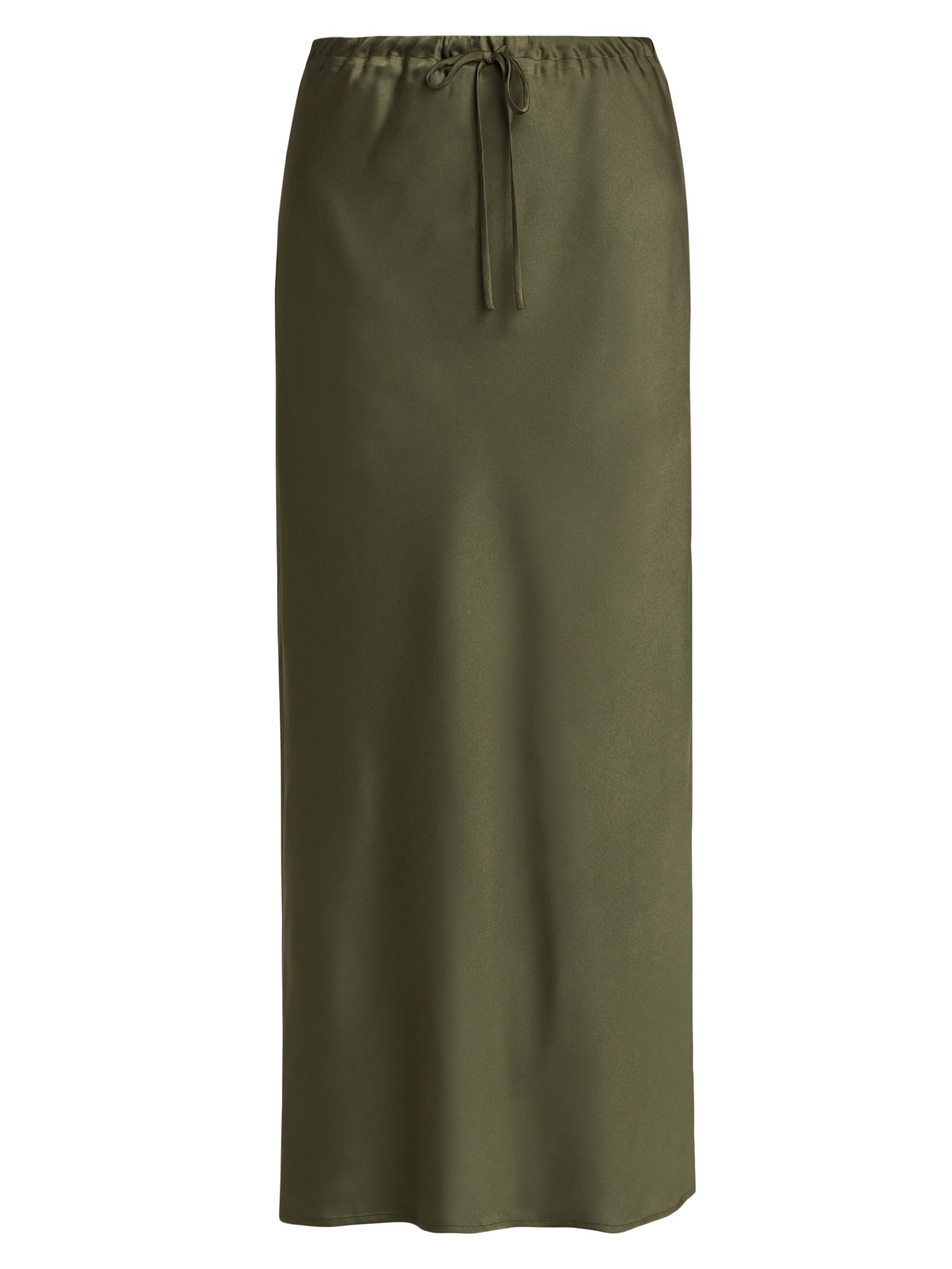 Wayf Women's Geri Drawstring Maxi Skirt - Olive