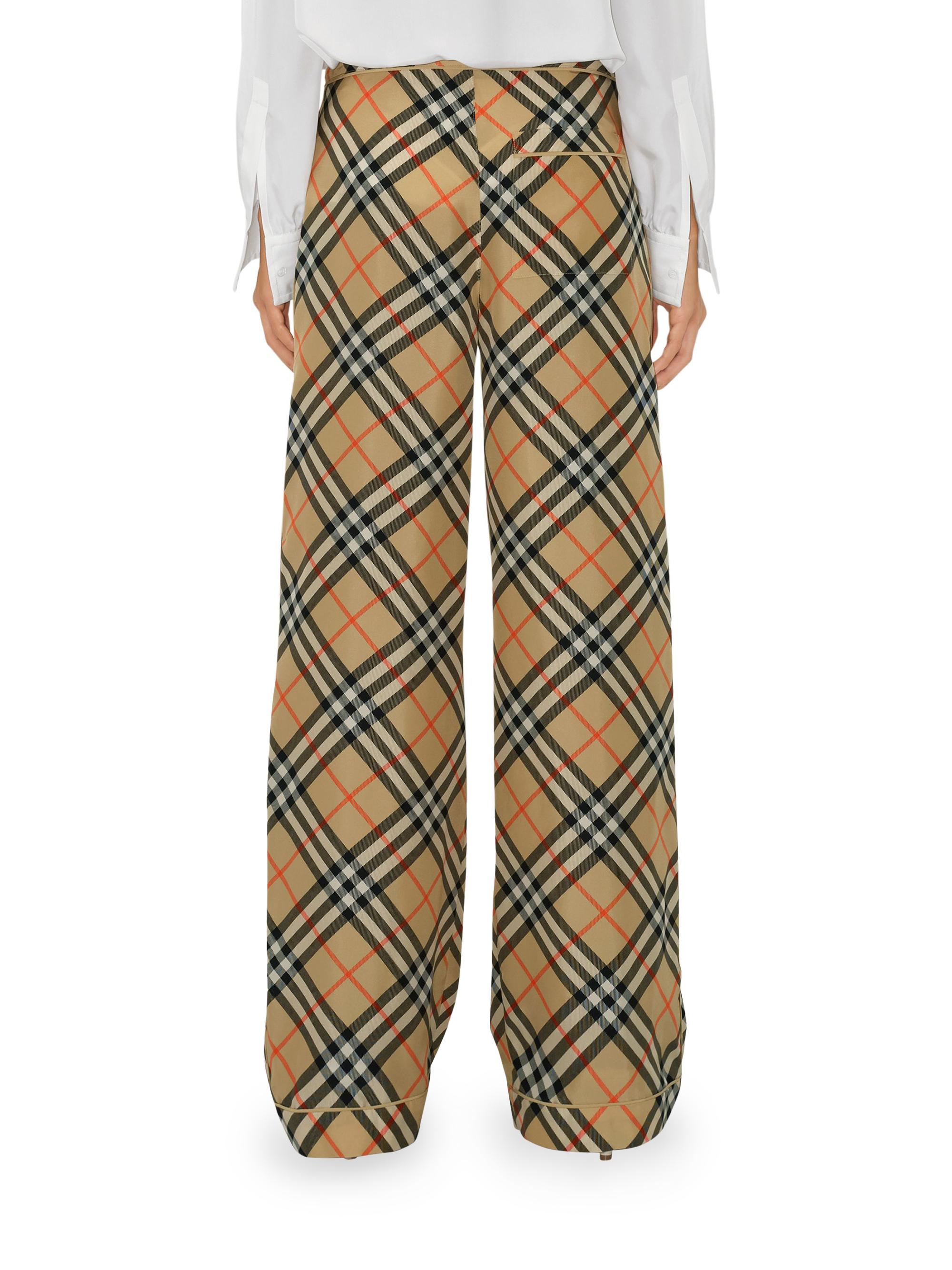 パンツ GroundY Burberry HemRib Wrap SaruelPants Burberry Check Silk Drawstring Pants | Saks Fifth Avenue