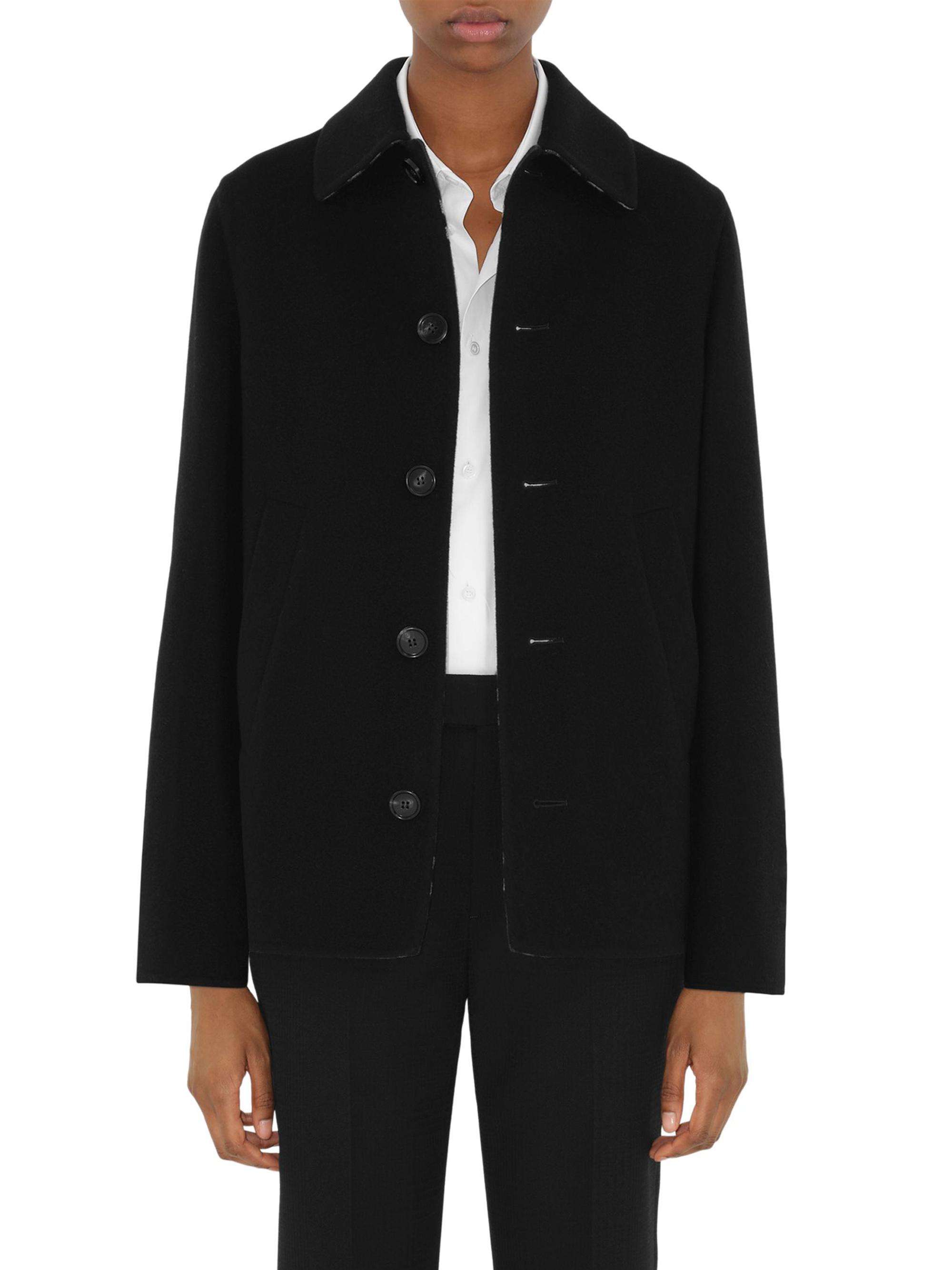 Burberry Wool Short Coat | Saks Fifth Avenue