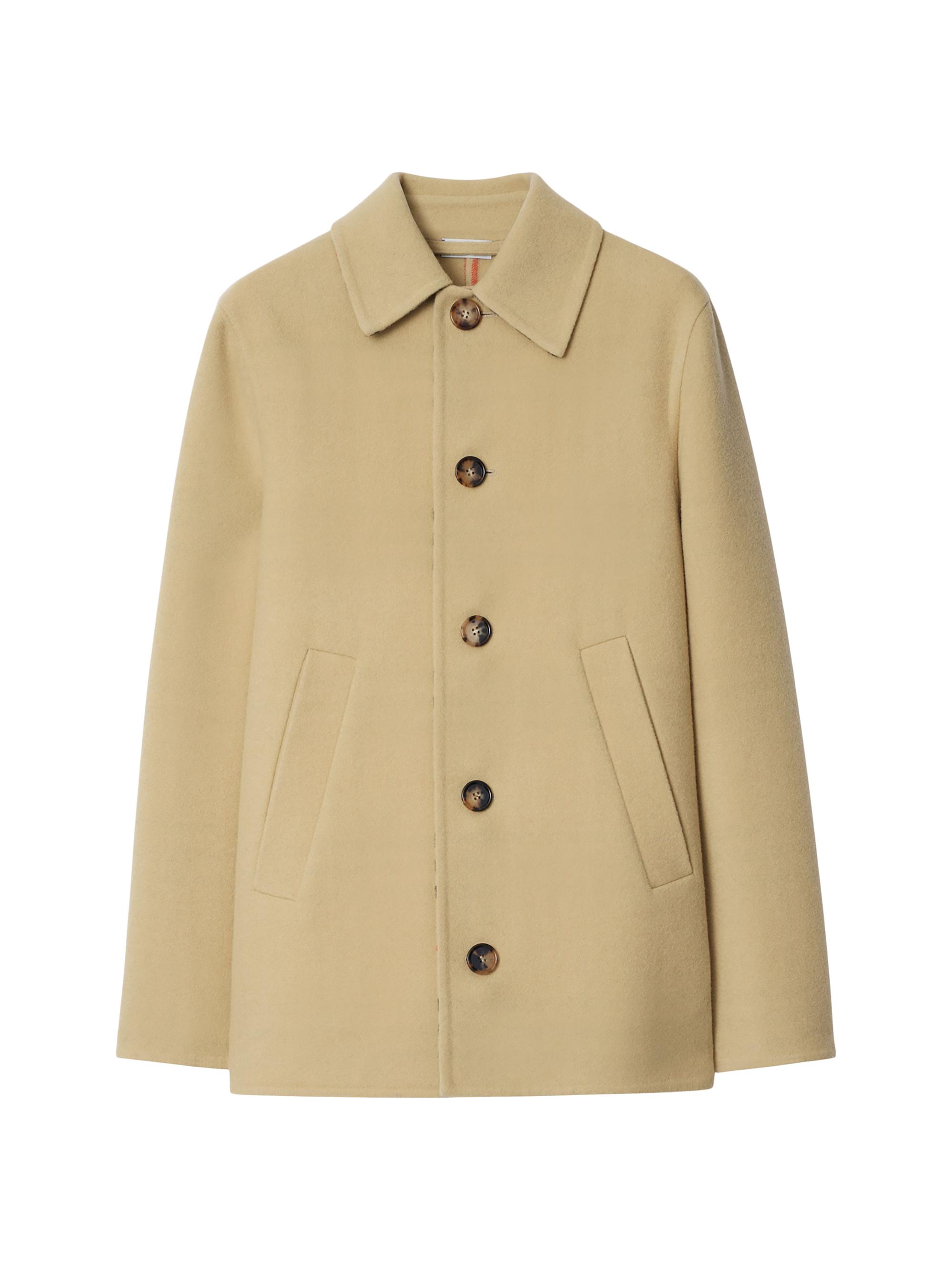Burberry Short Cotton Car Coat | Saks Fifth Avenue