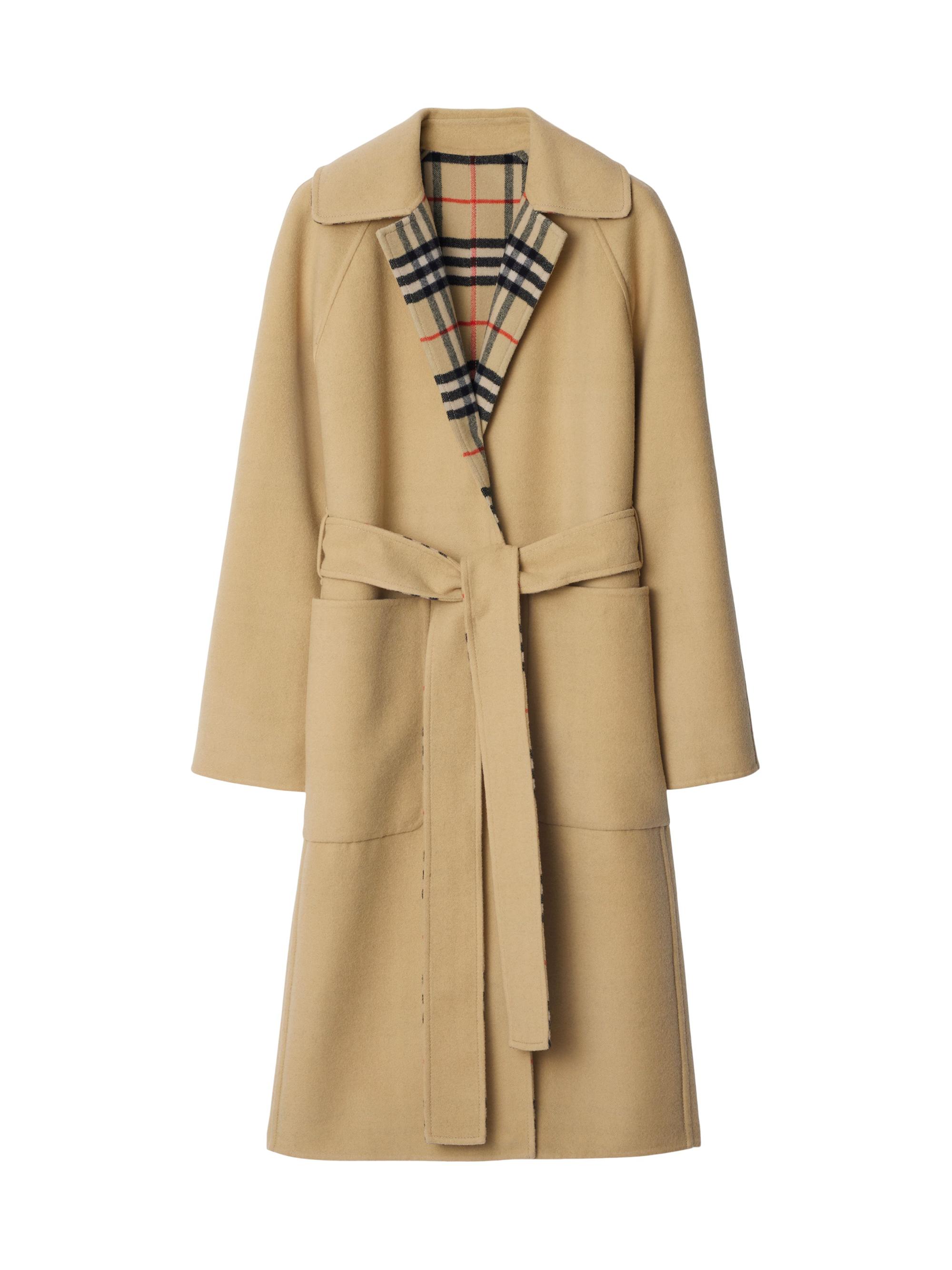 Burberry Double Face Reversible Wool Coat | Saks Fifth Avenue