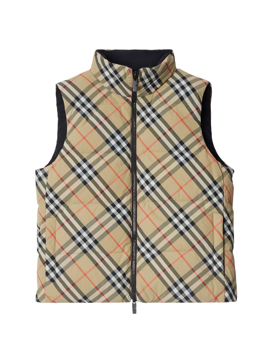 ジャケット BURBERRY Black Silk Oversize Vest Burberry Sleeveless Tailored Jacket | Black | FARFETCH