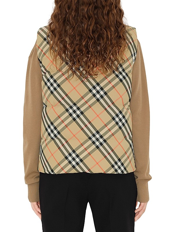 Shop Burberry Reversible Check Down Vest | Saks Fifth Avenue Shop Burberry Reversible Check Down Vest | Saks Fifth Avenue