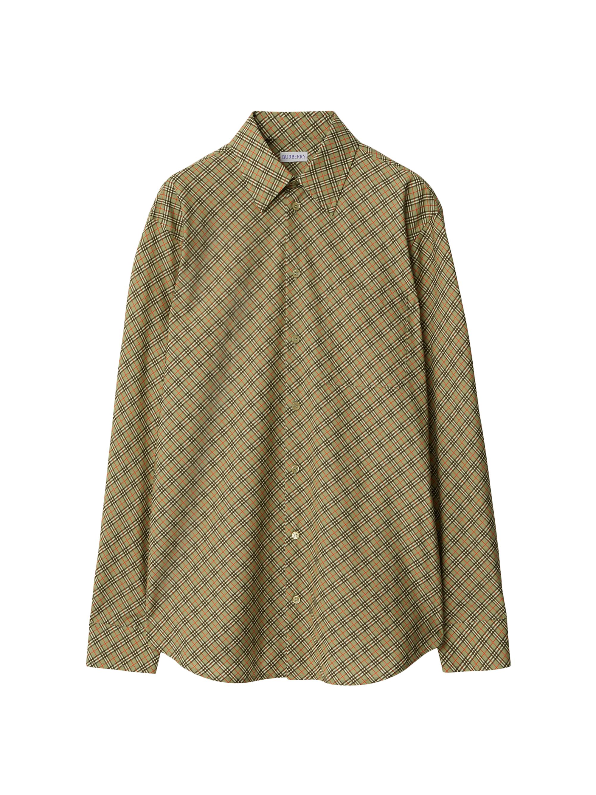 トップス burberry long sleeve check cotton shirt Burberry Check Cotton Long-Sleeve Shirt | Saks Fifth Avenue