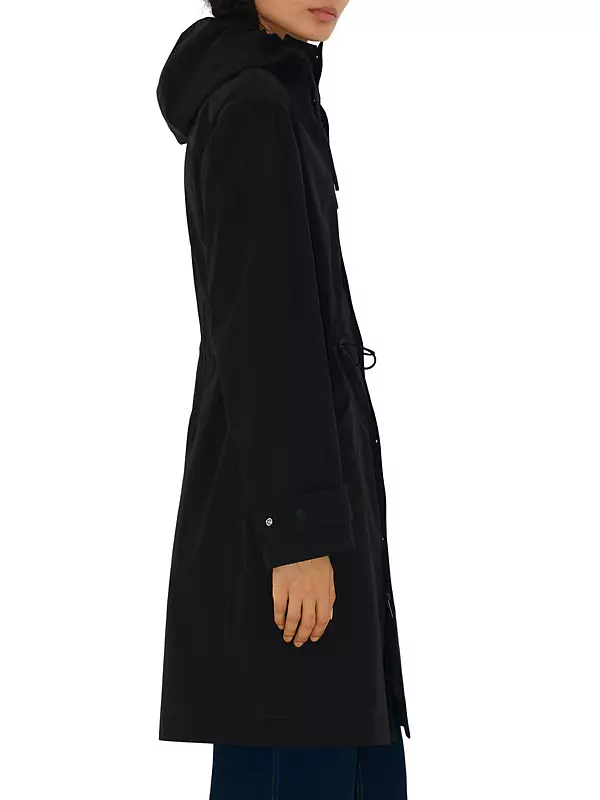 Shop Burberry Drawstring Hood Raincoat | Saks Fifth Avenue Shop Burberry Drawstring Hood Raincoat | Saks Fifth Avenue