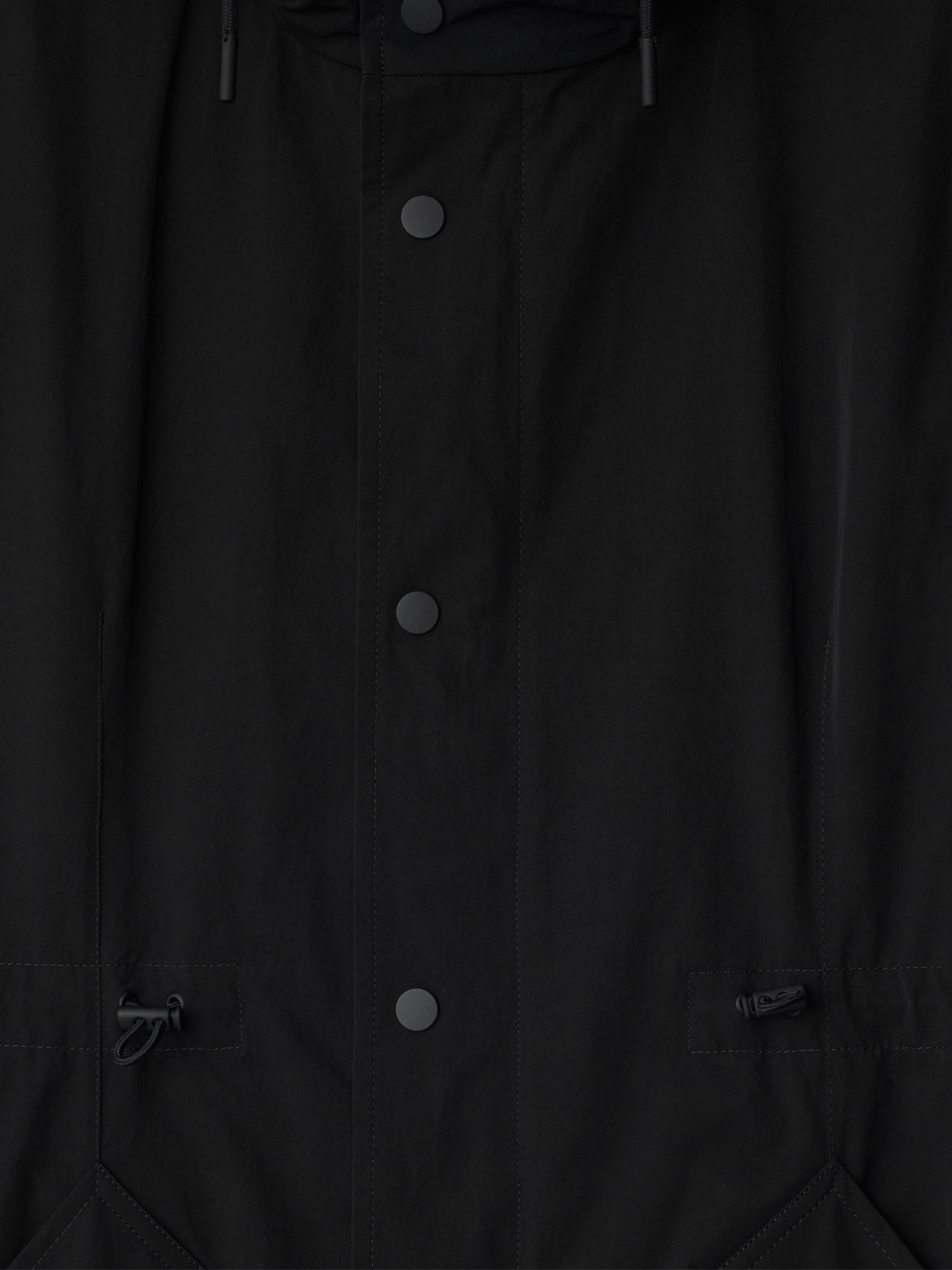 BURBERRYLONDON  ポンチョ 黒　麻×綿　黒　free表記 BURBERRYLONDON ポンチョ 黒 麻×綿 黒 free表記 BURBERRYLONDON