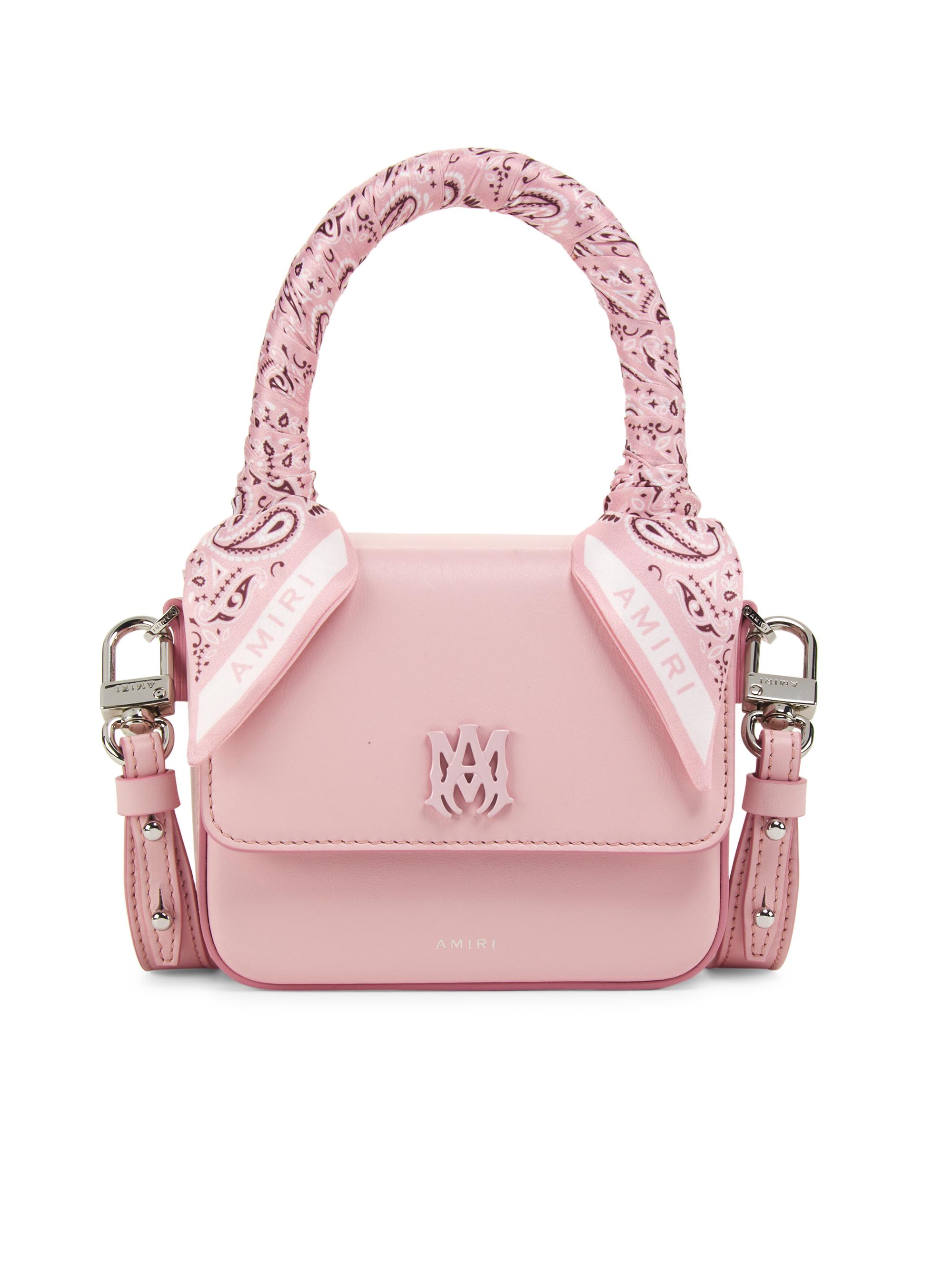 Amiri Women's Micro Ma Leather Bag - Pink