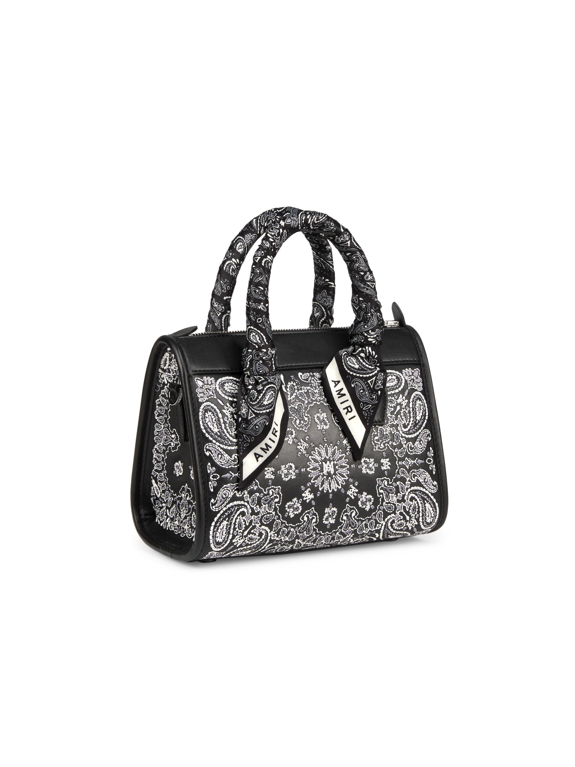Amiri Micro Bandana Triangle Leather Top Handle Bag | Saks