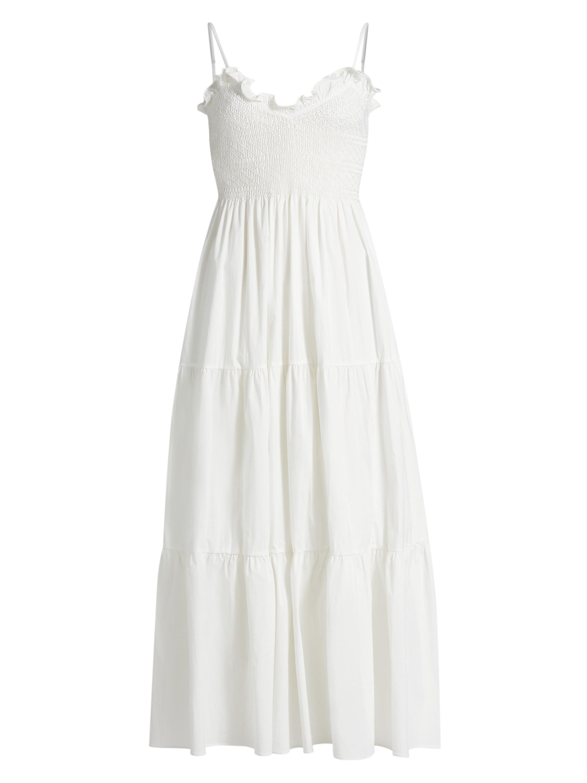 ASTR The Label Women's Seraphine Ruffle-Trimmed Maxi Dress - Off White