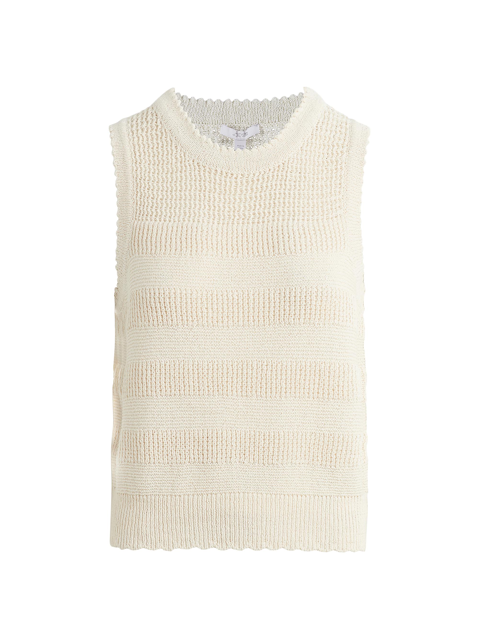 Joe's Jeans Women's Cameron Sleeveless Crochet Top - Milk