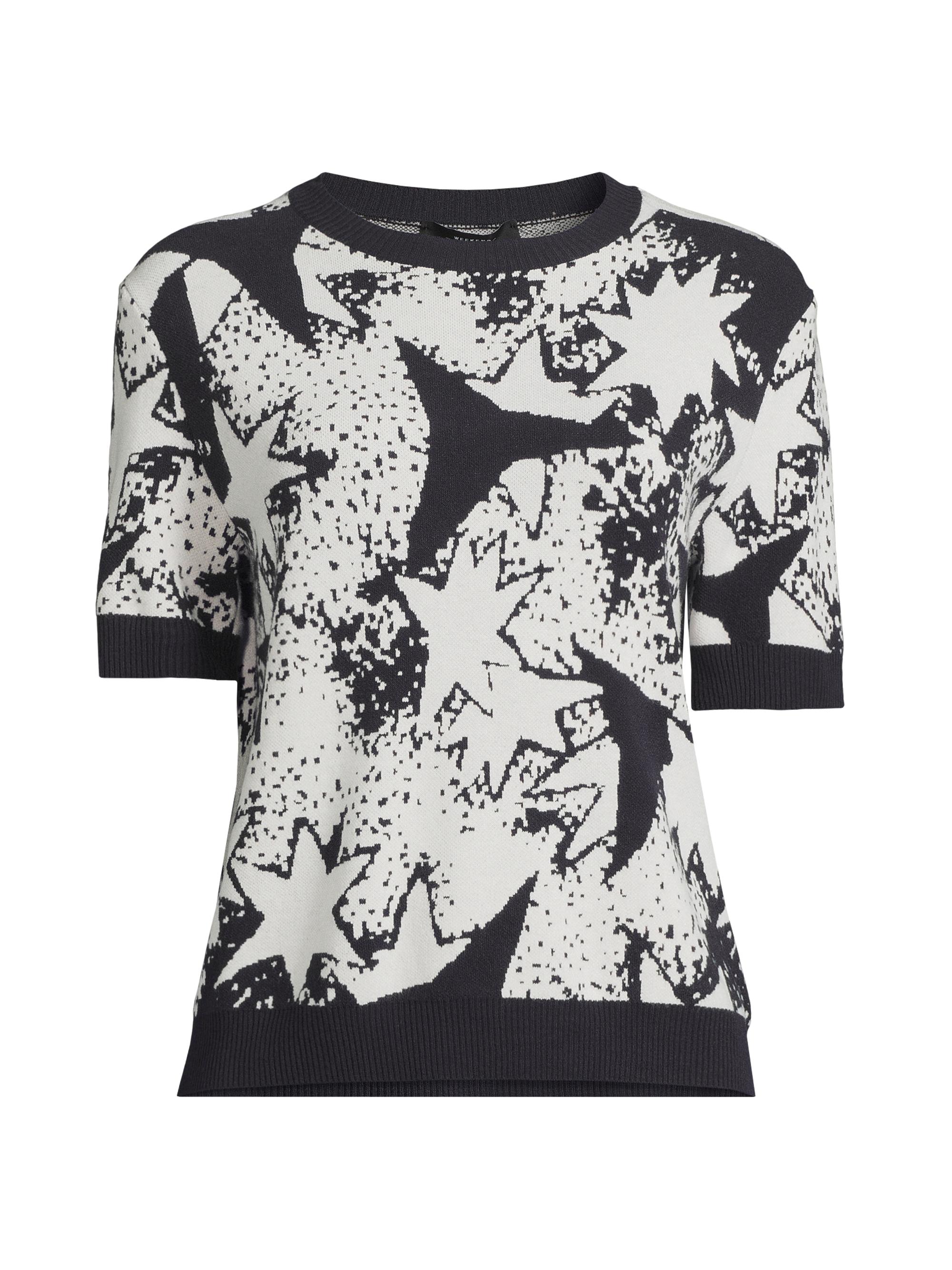 Weekend Max Mara Women's Austin Star Knit Top - Navy