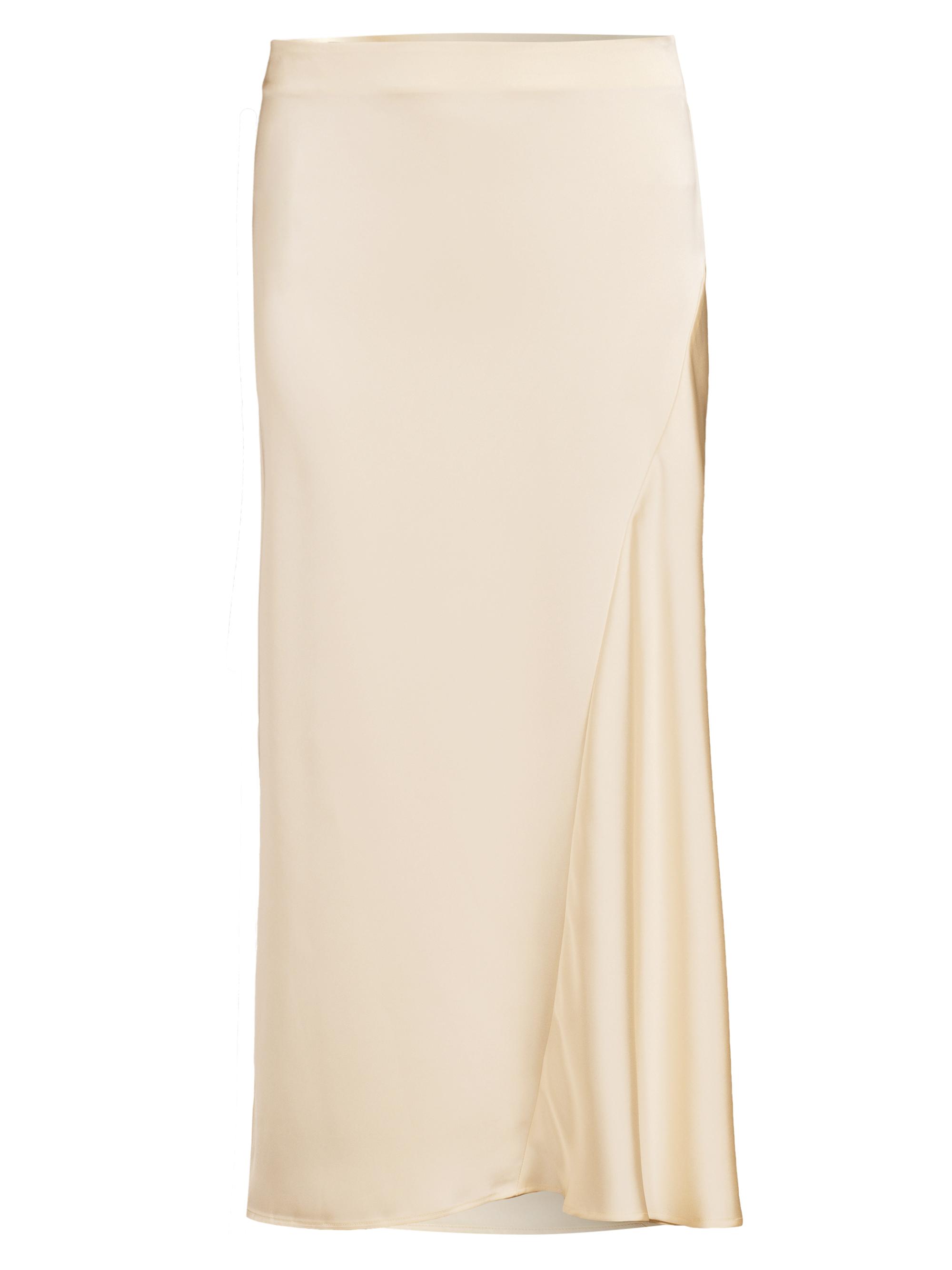 Weekend Max Mara Women's Aia Satin Flounce Skirt - Ecru