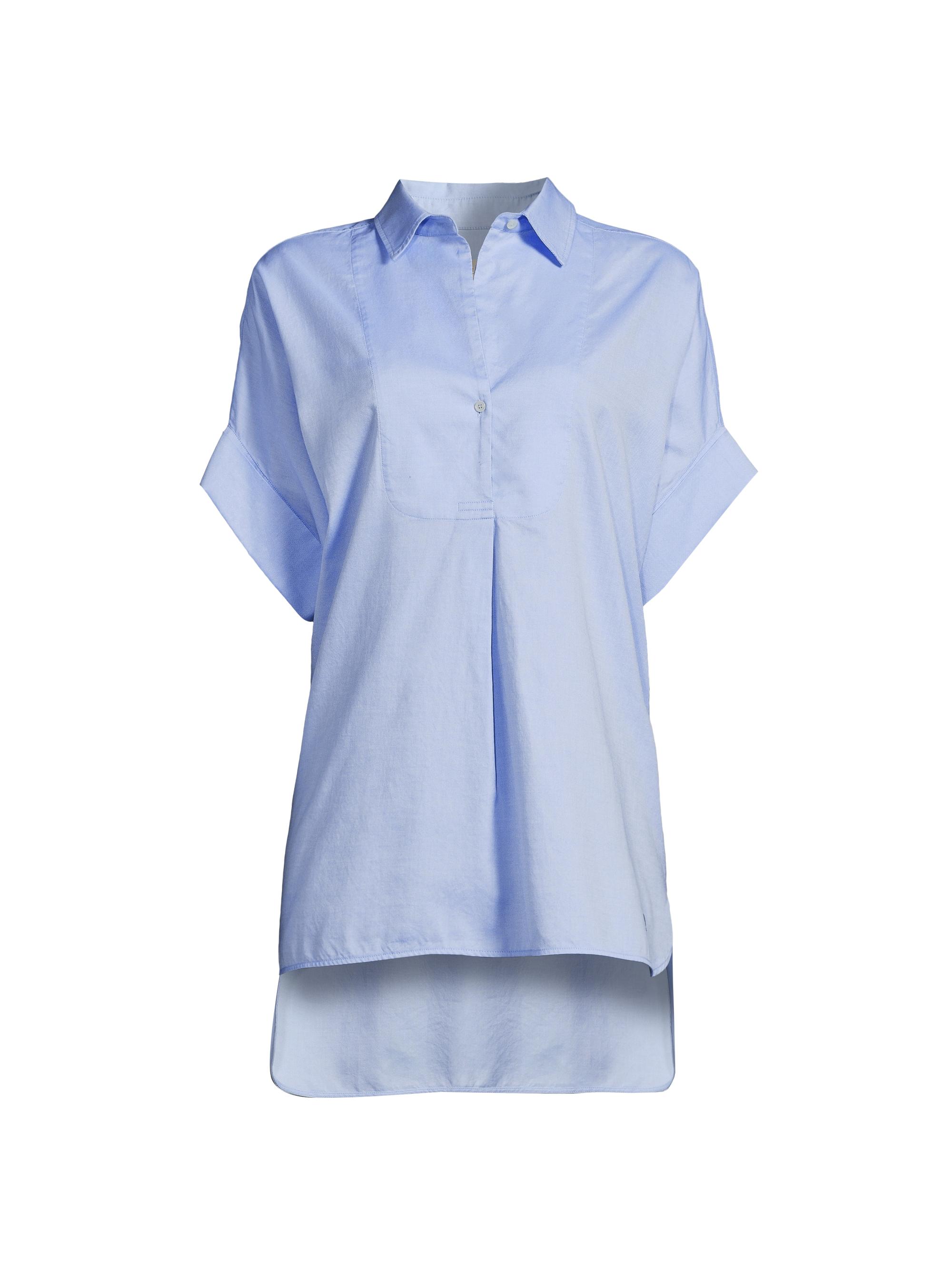 Weekend Max Mara Women's Brema Cotton Short-Sleeve Tunic - Light Blue