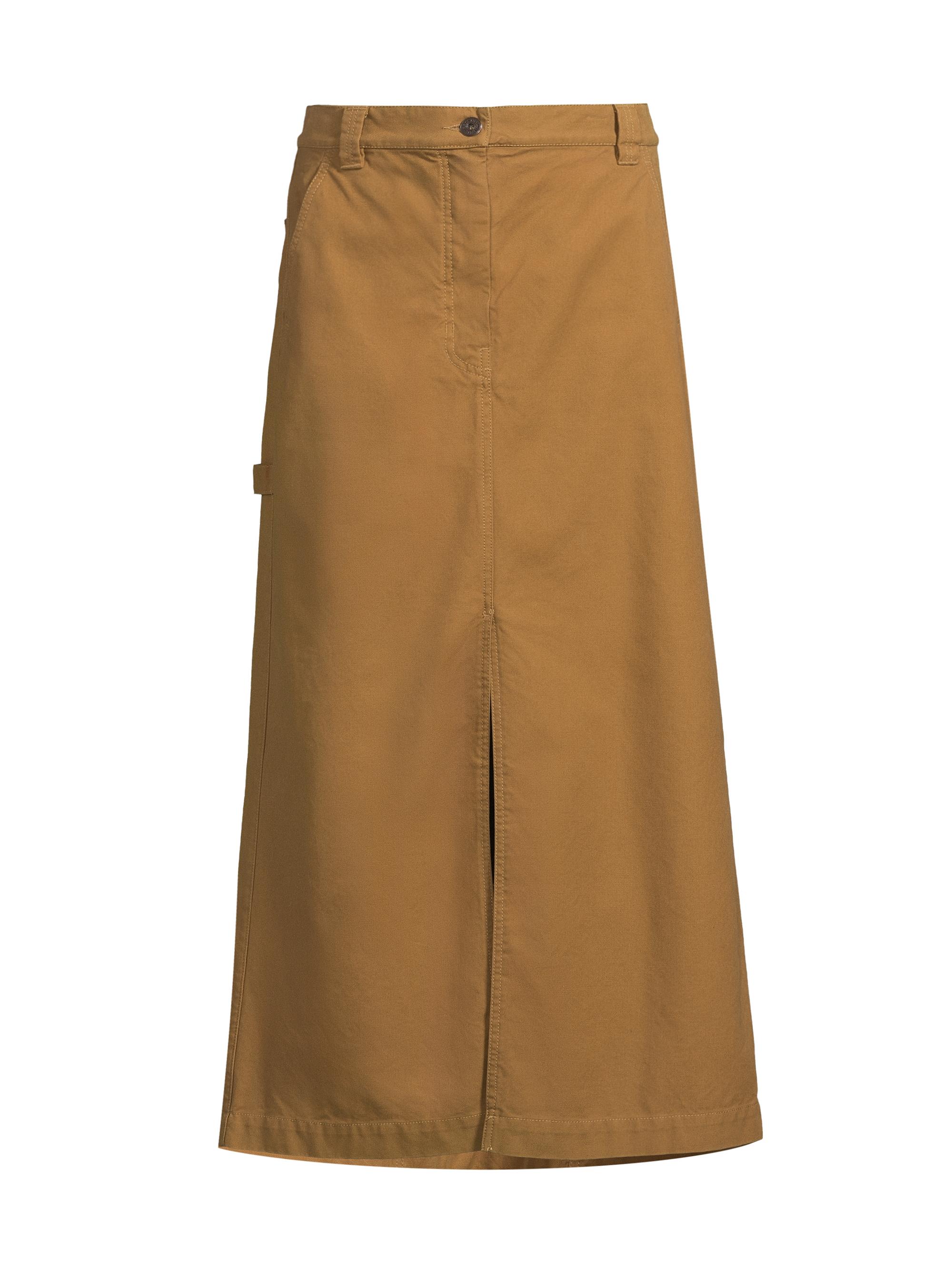 Weekend Max Mara Women's Quincy Cotton A-Line Skirt - Earth