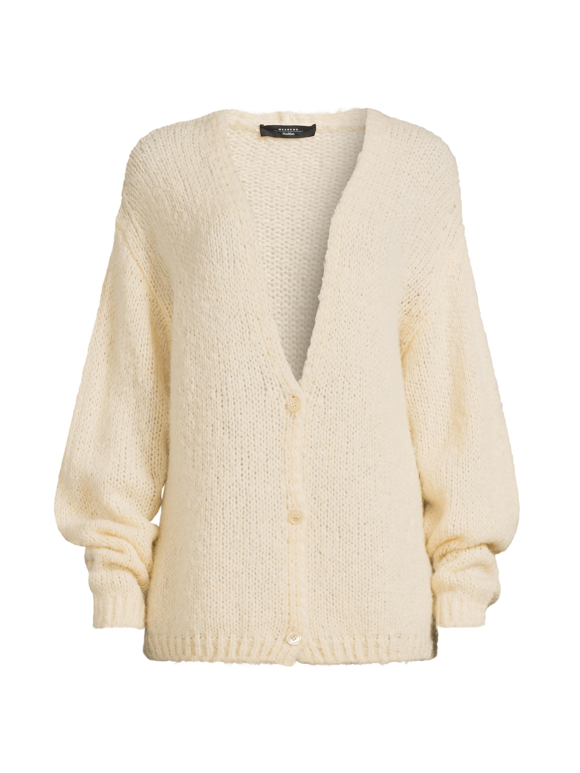 Weekend Max Mara Women's Arduino Wool-Blend Blouson-Sleeve Sweater - Ecru