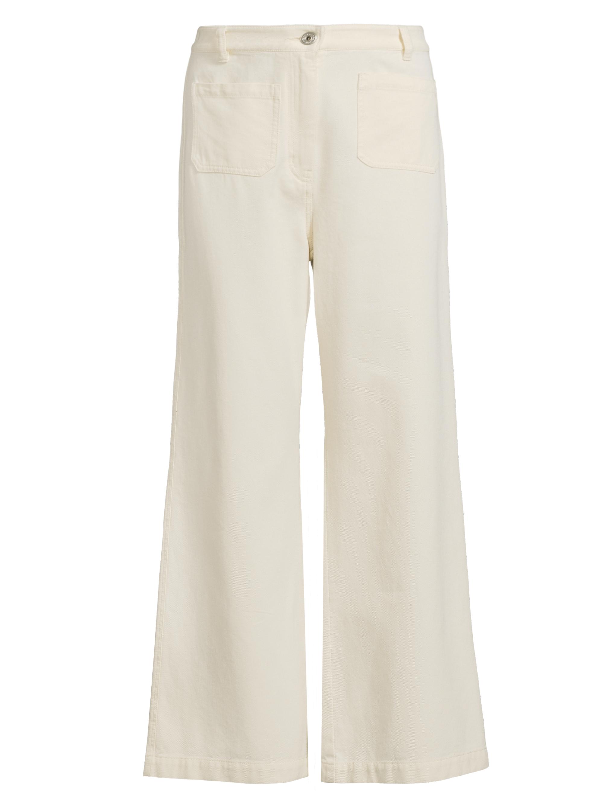 Weekend Max Mara Women's Filtro Cotton Flare Trousers - Ecru