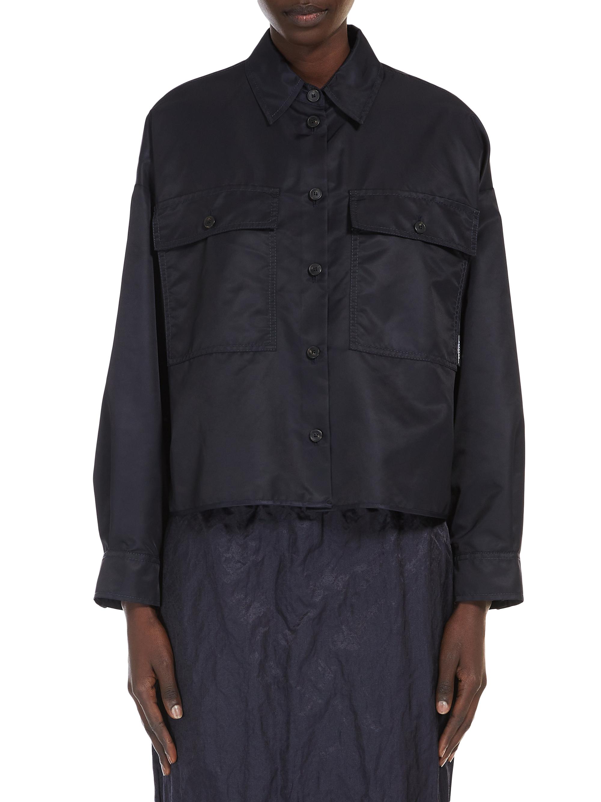 Weekend Max Mara Women's Cremona Nylon Shirt-Jacket - Navy