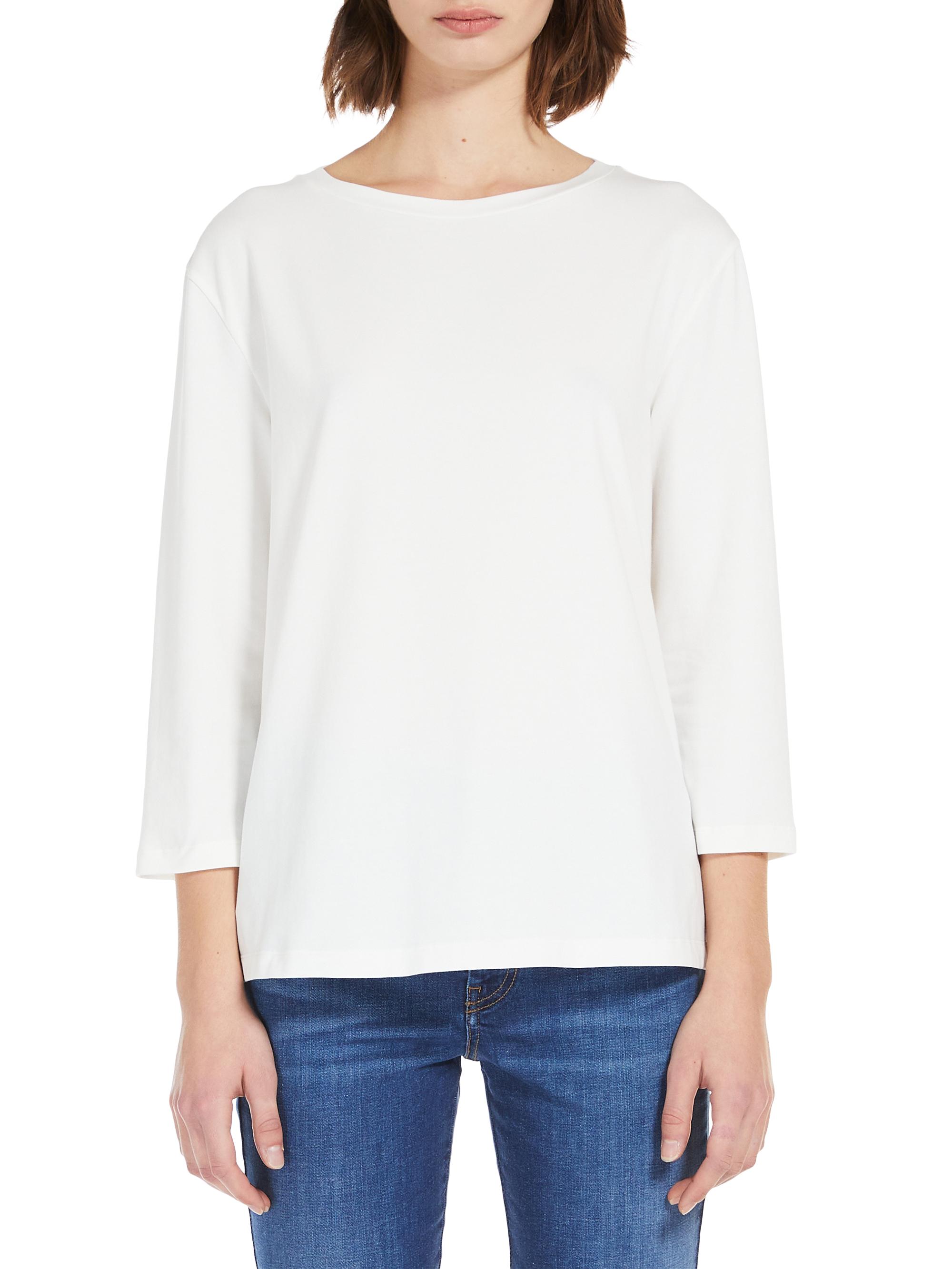 Weekend Max Mara Women's Multia Stretch Cotton Jersey Top - White