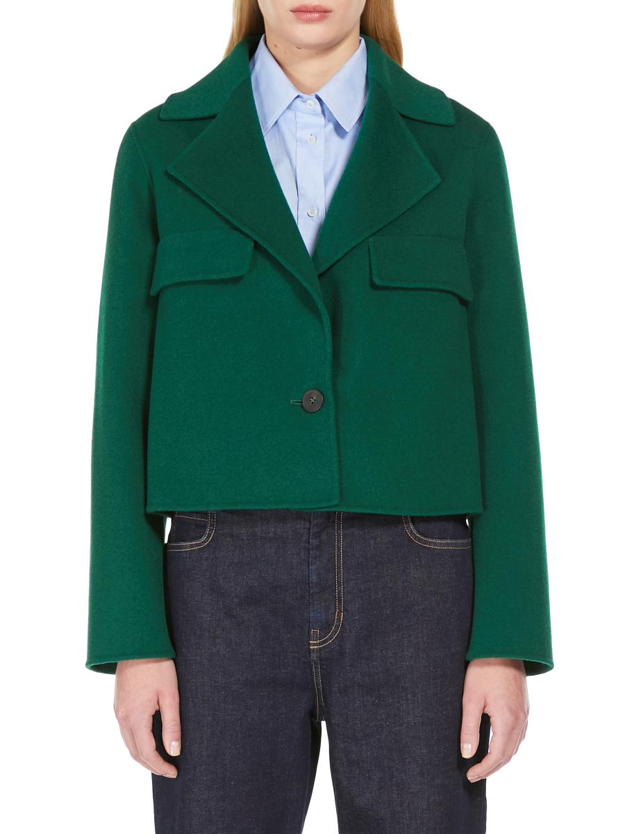 Weekend Max Mara Kelly Wool Crop Jacket | Saks Fifth Avenue