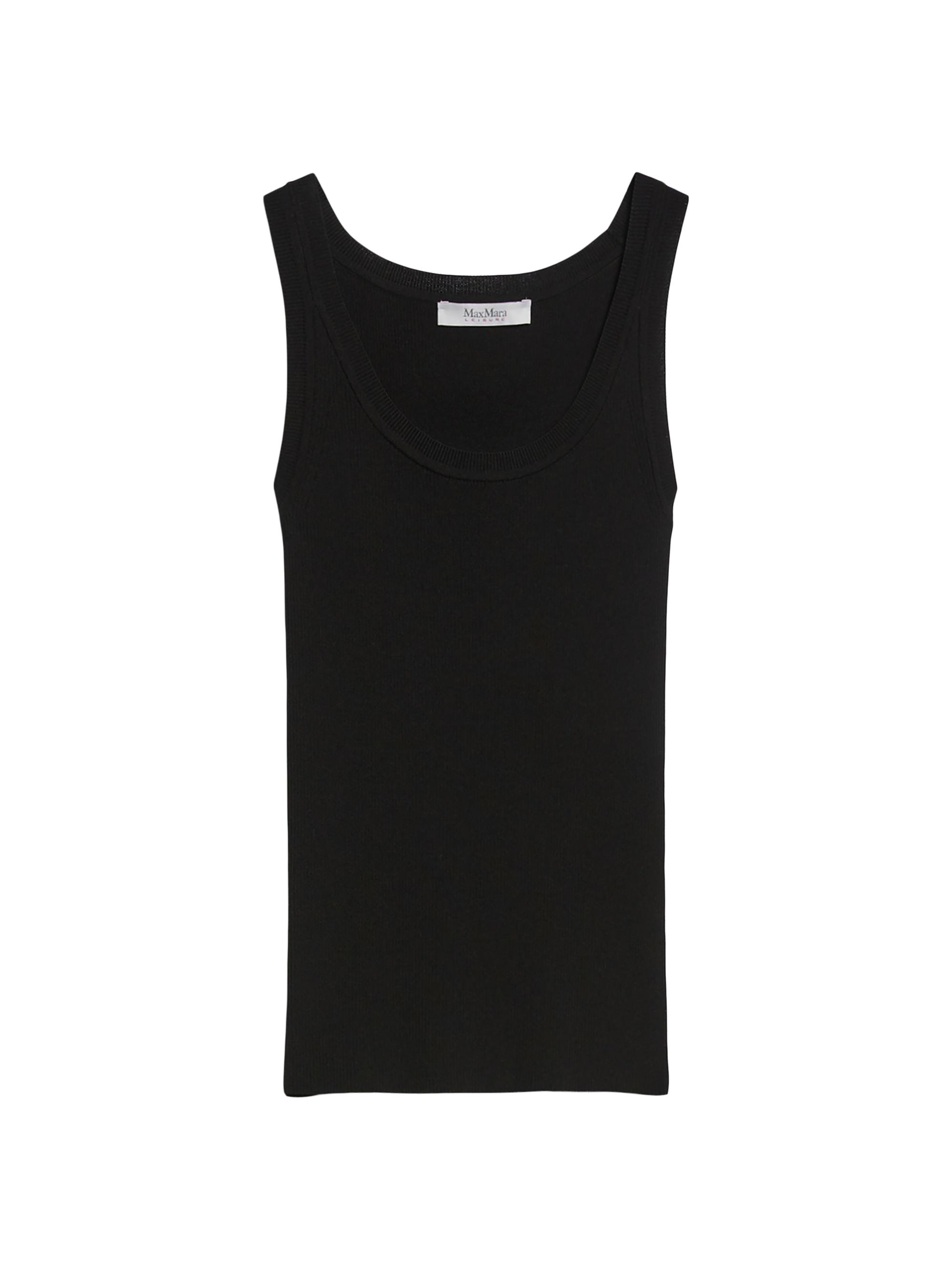 MM Max Mara Women's Siro Scoopneck Sleeveless Top - Black
