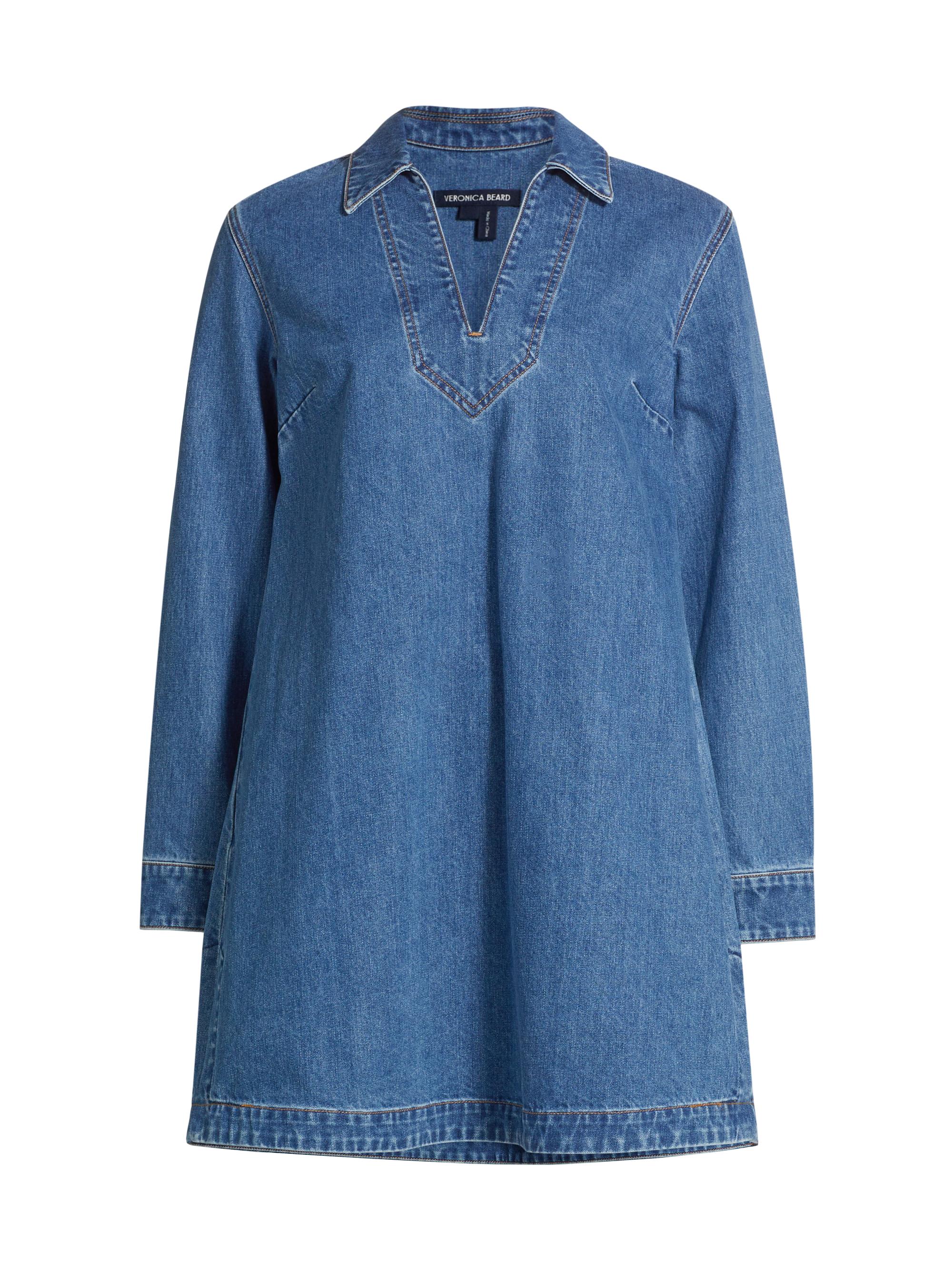 Veronica Beard Women's Wasta Denim Mini Shirtdress - Cornflower