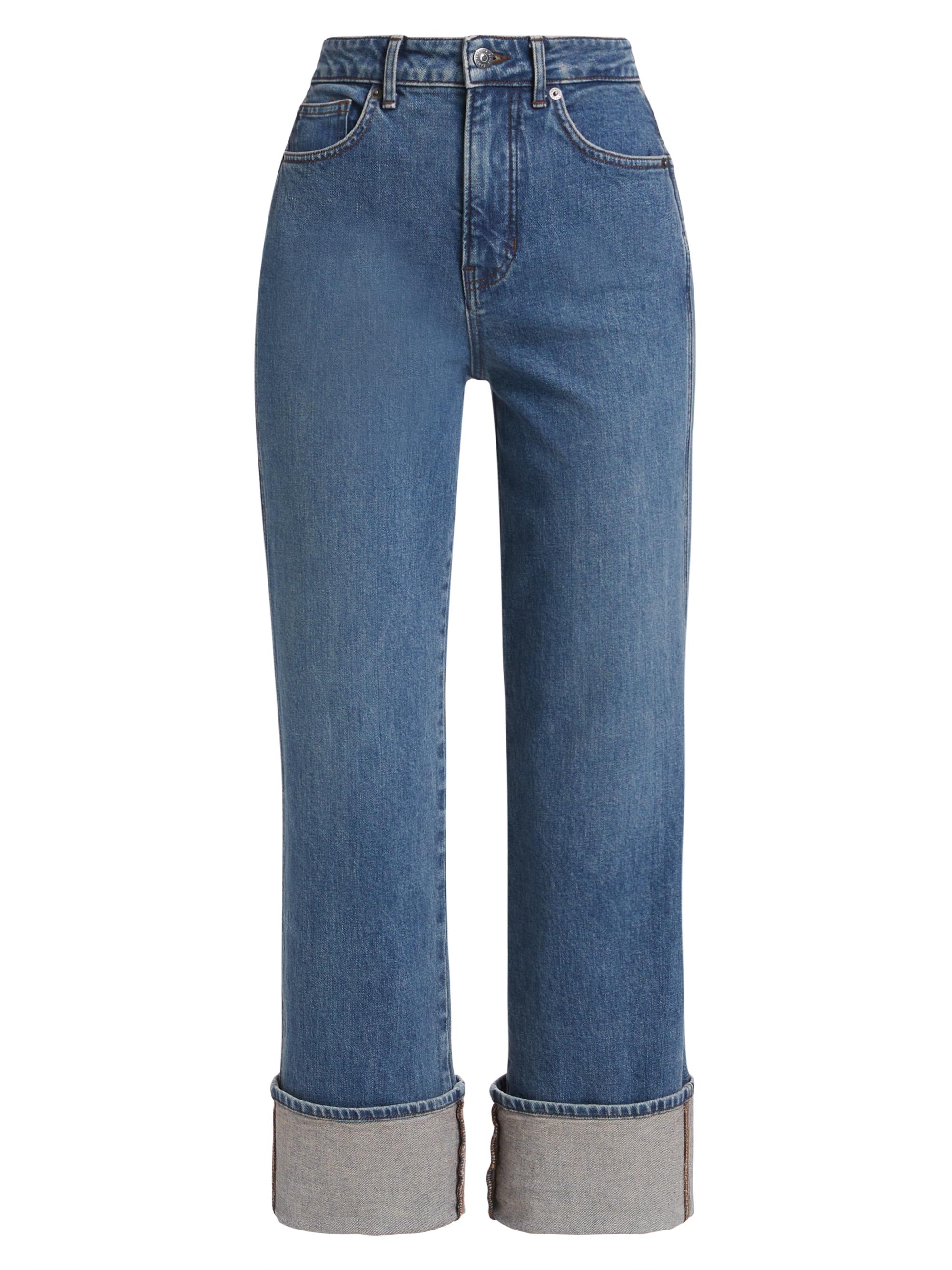 Veronica Beard Women's Dylan High-Rise Straight-Leg Jeans - Thriller