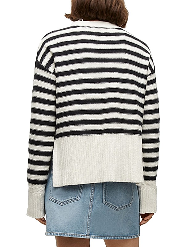 Shop Veronica Beard Saylor Striped Cotton Cardigan | Saks Shop Veronica Beard Saylor Striped Cotton Cardigan | Saks