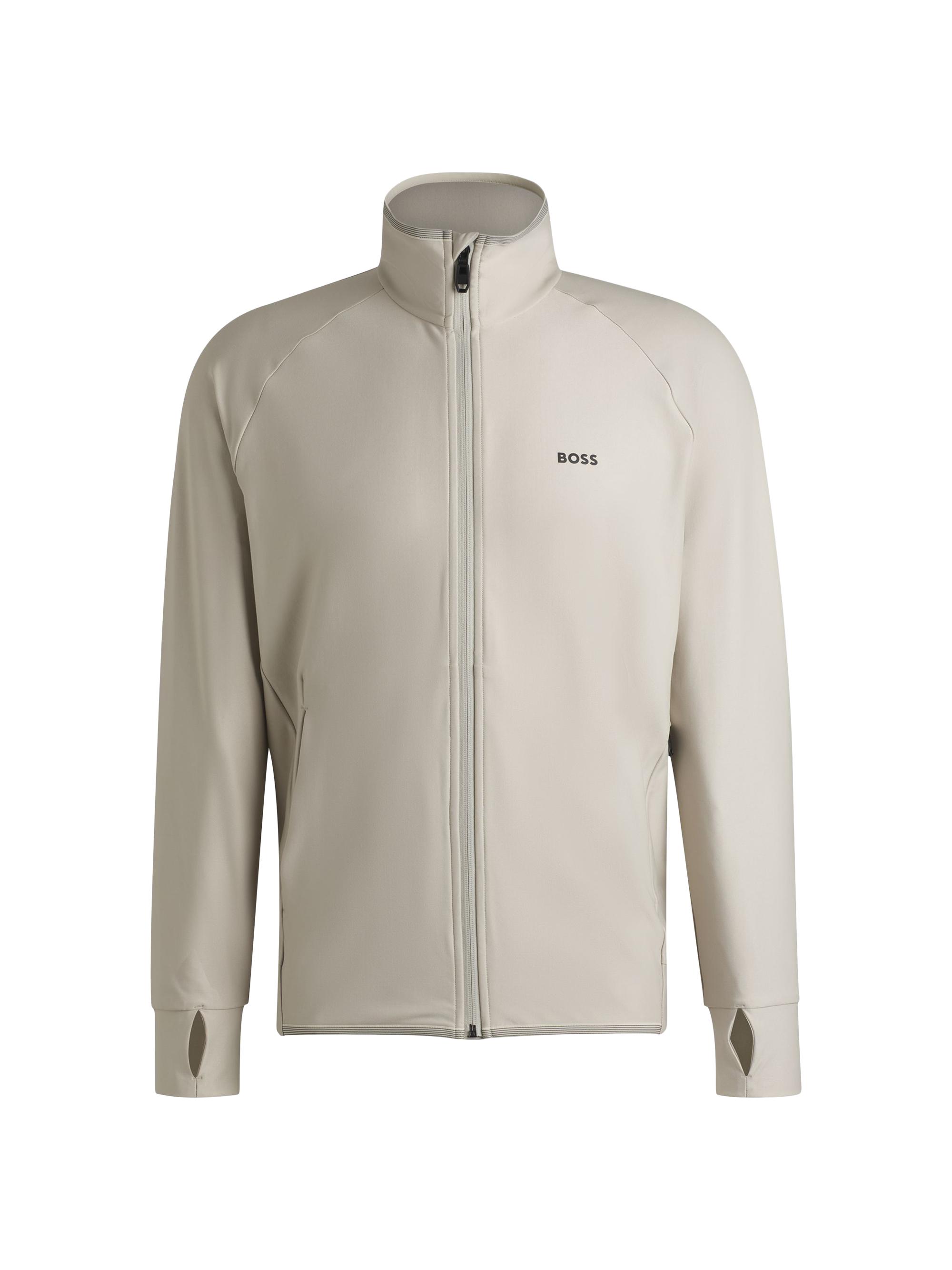 BOSS Men's Zip-Up Sweatshirt - Beige