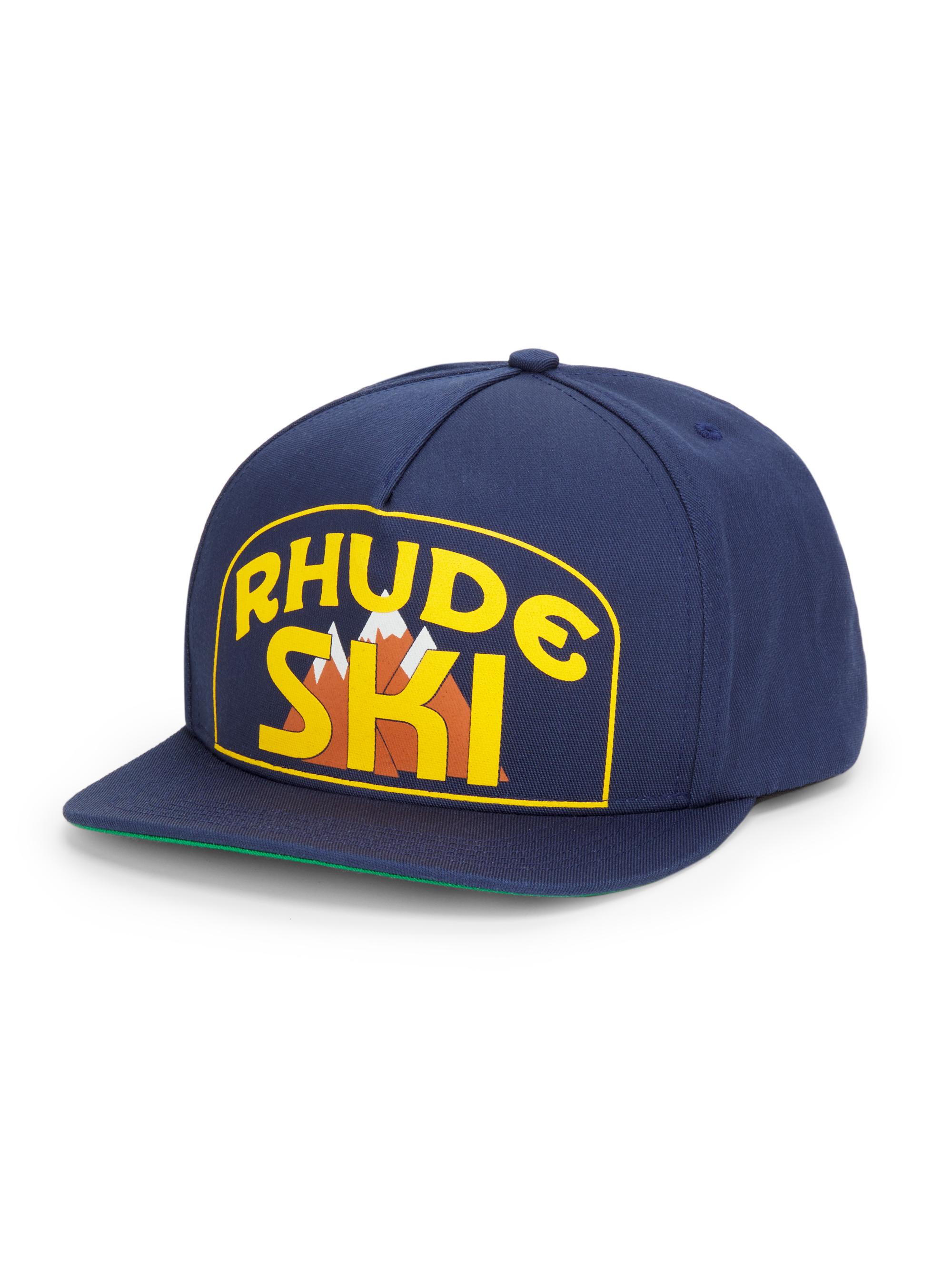 Rhude Men's Ski Structure Logo Hat - Navy