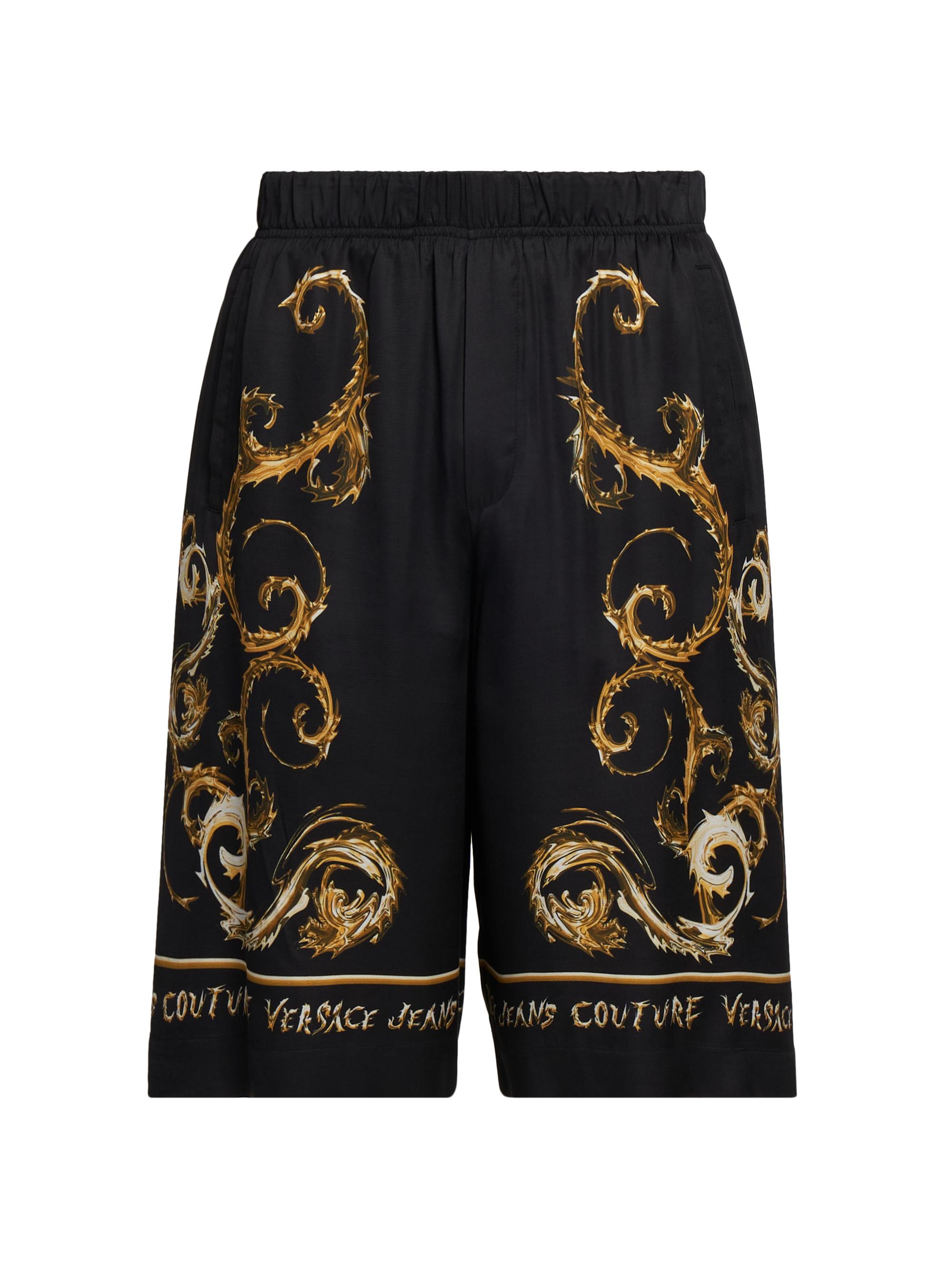 Versace Jeans Couture Baroque Logo Shorts | Saks Fifth Avenue