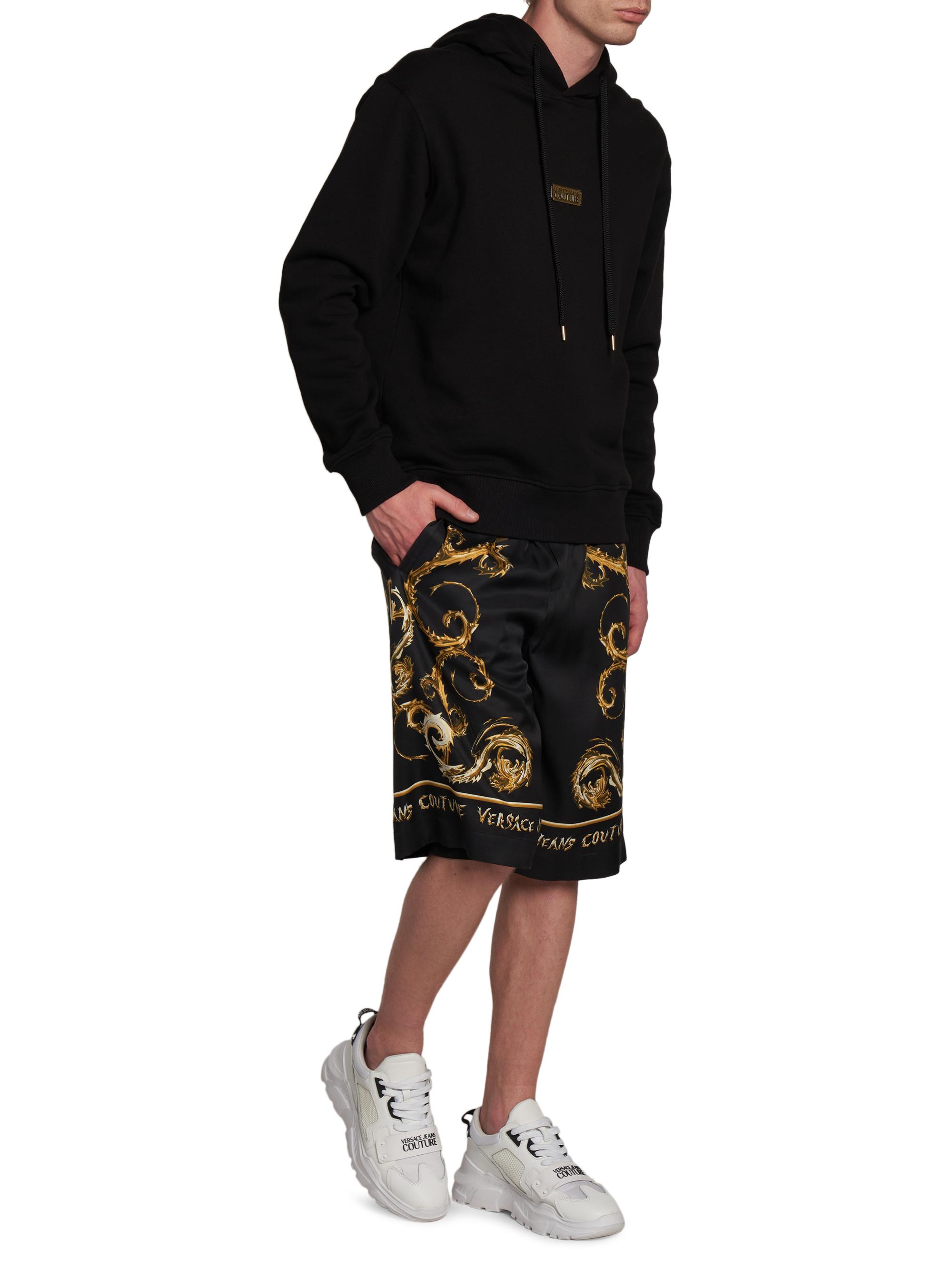 Versace Jeans Couture Baroque Logo Shorts | Saks Fifth Avenue