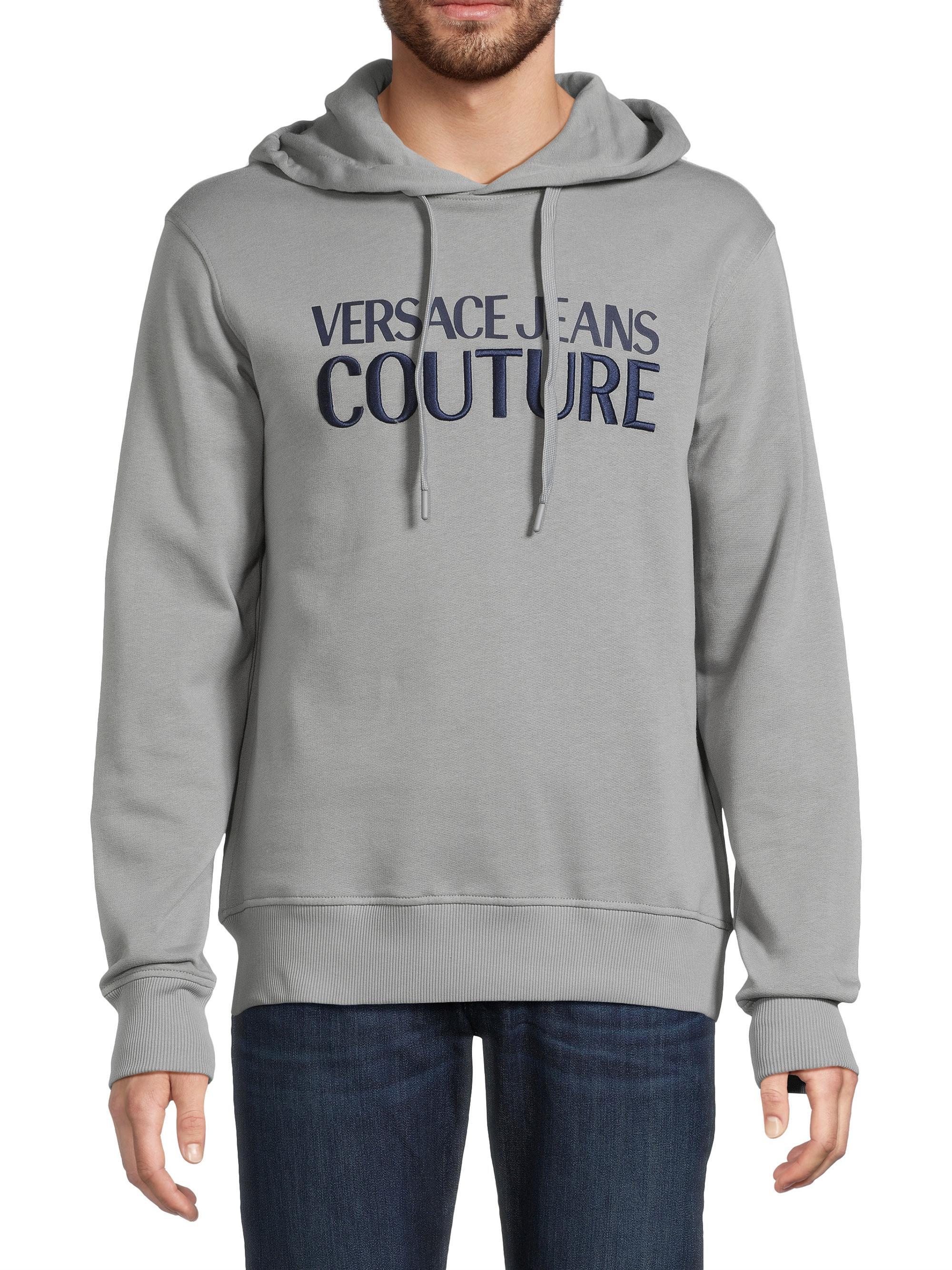 Versace Jeans Couture Logo Cotton Hoodie | Saks Fifth Avenue
