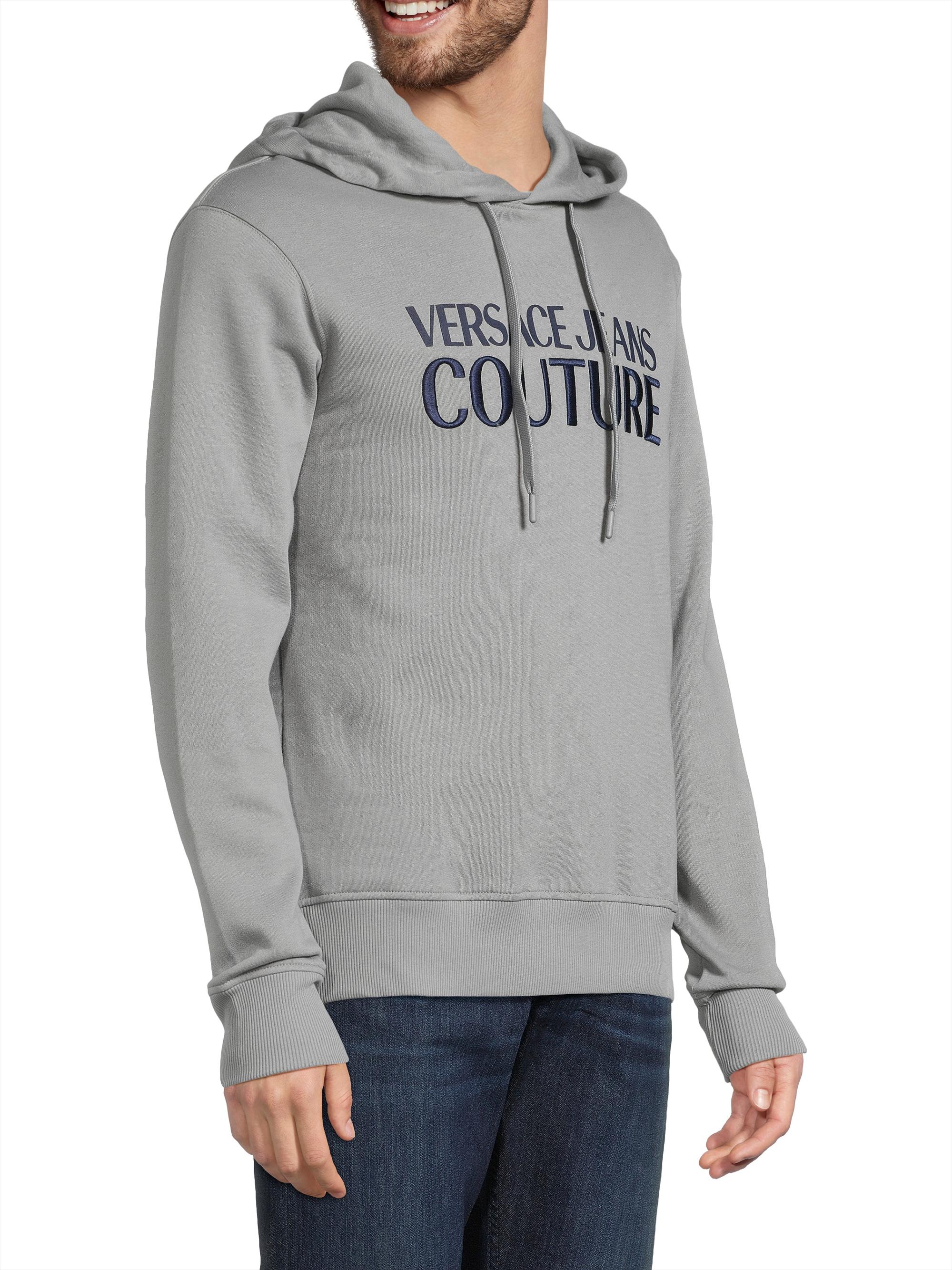 Versace Jeans Couture Logo Cotton Hoodie | Saks Fifth Avenue