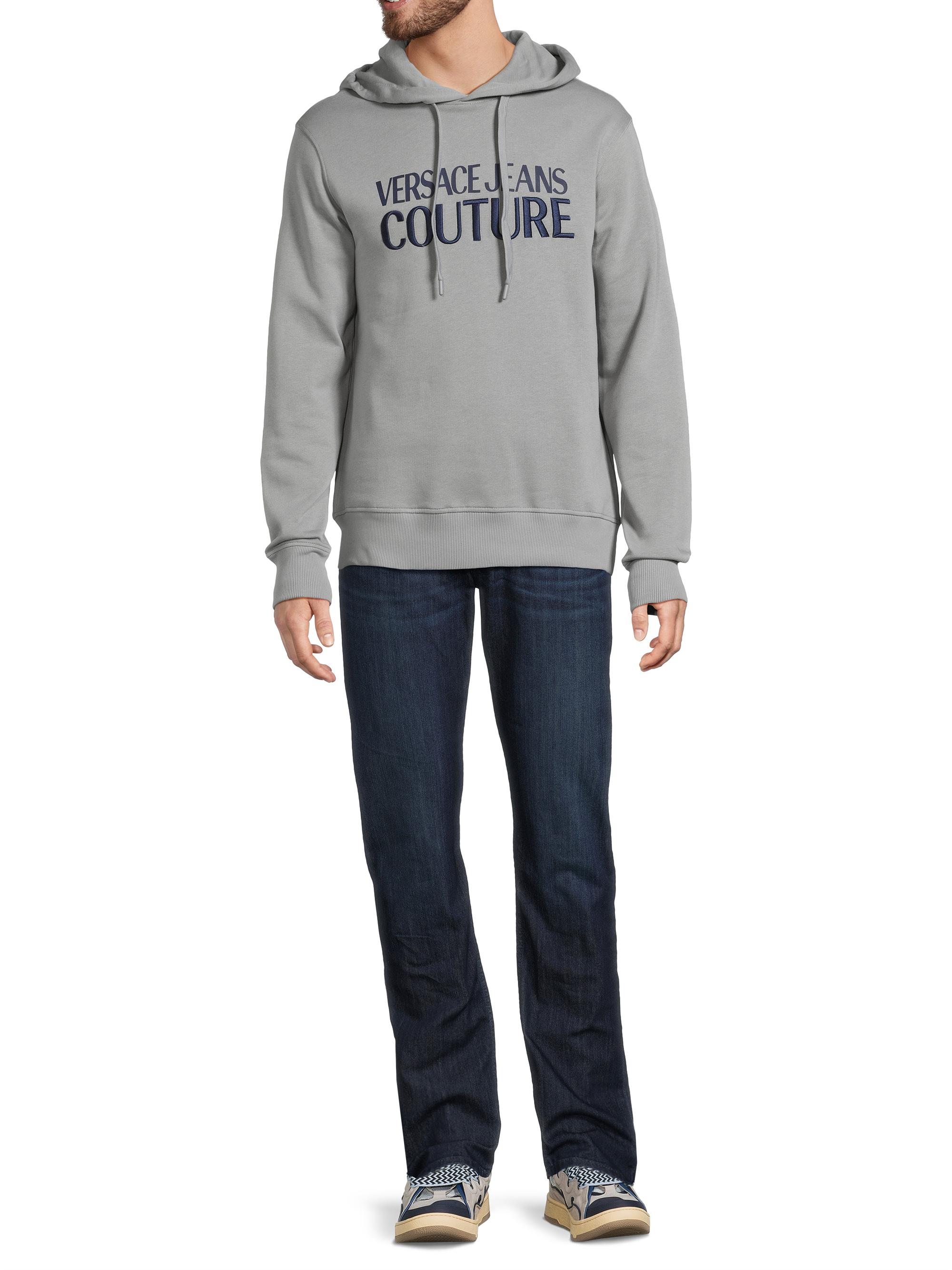 VERSACE JEANS COUTURE / I/グラデーションロゴパーカー/L/コットン/GRN/C-21-72CP000096// Versace Jeans Couture Logo Cotton Hoodie | Saks Fifth Avenue