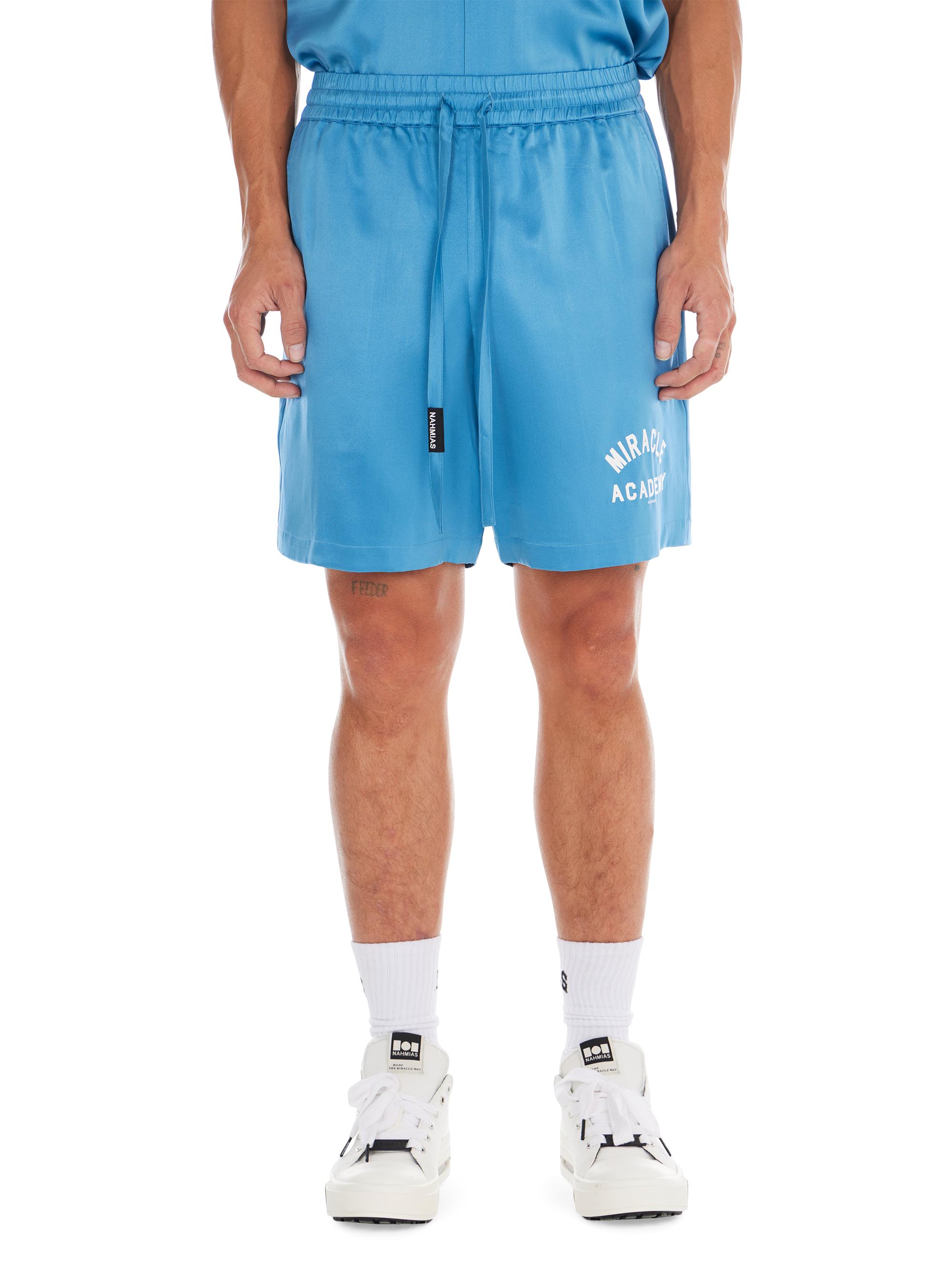 Nahmias Men's Miracle Academy Silk Shorts - Ocean
