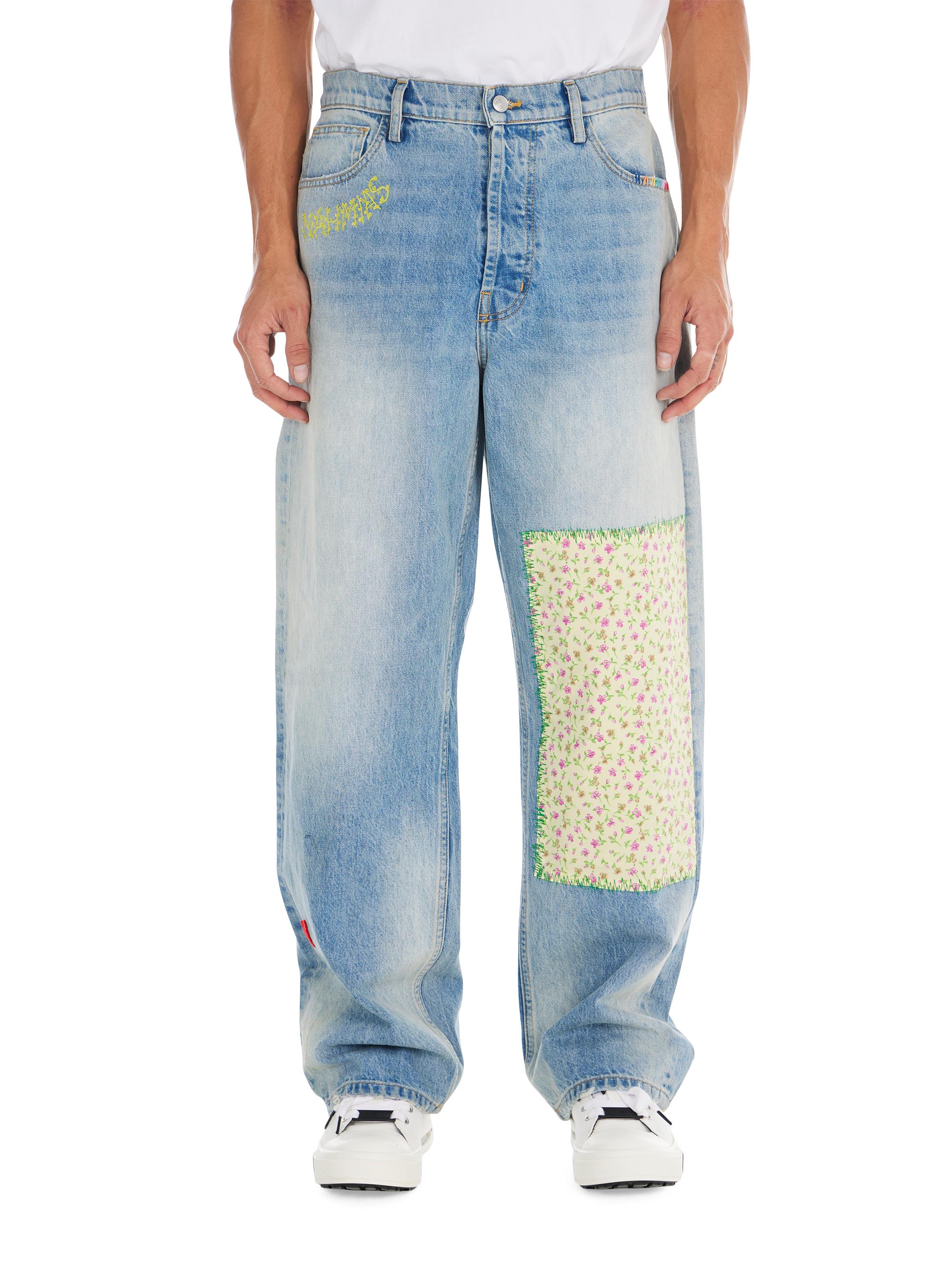 Nahmias Men's Playground Baggy Jeans - Light Wash