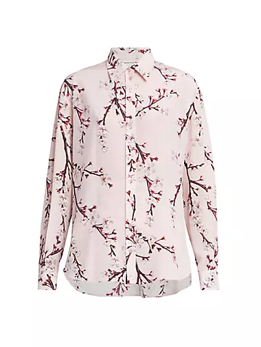 Cherry Blossom Silk Shirt
