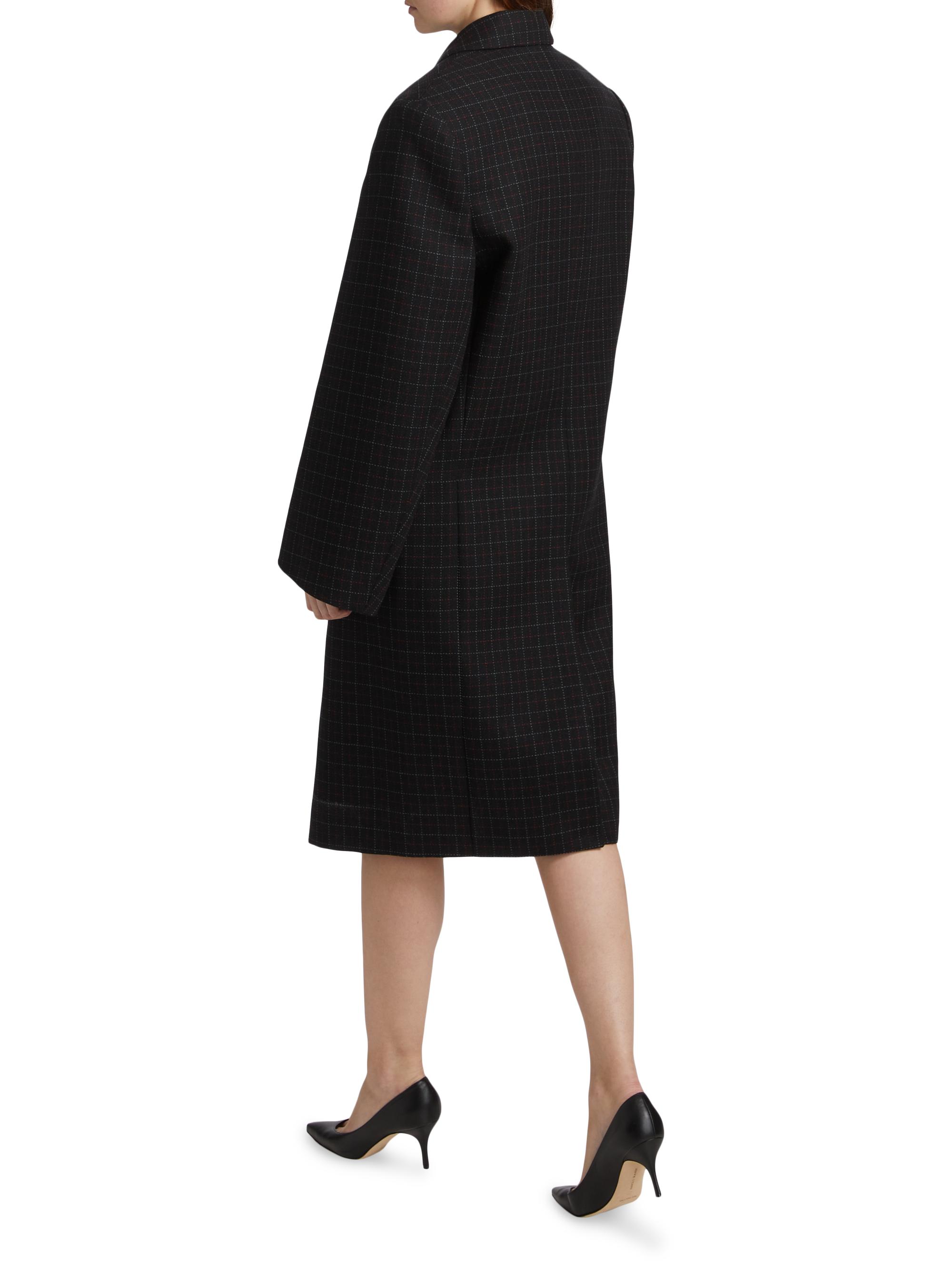 ジャケット・アウター YOKE OVERSIZED GUNCULB CHECK KNIT COAT YOKE OVERSIZED GUNCULBCHECK KNIT COAT