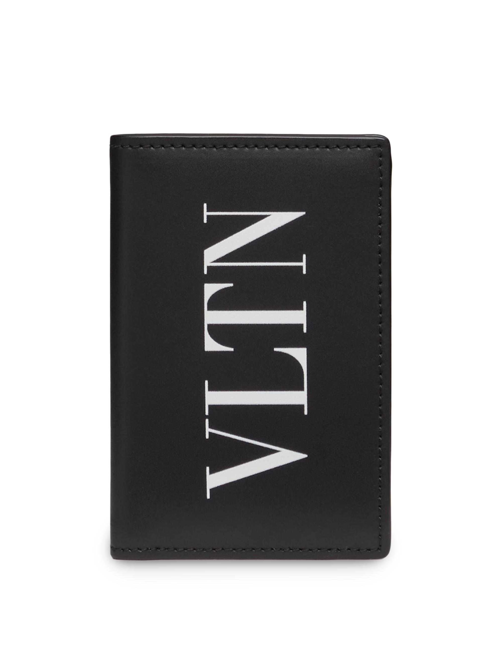 Valentino Garavani Men's VLTN Cardholder - Black White