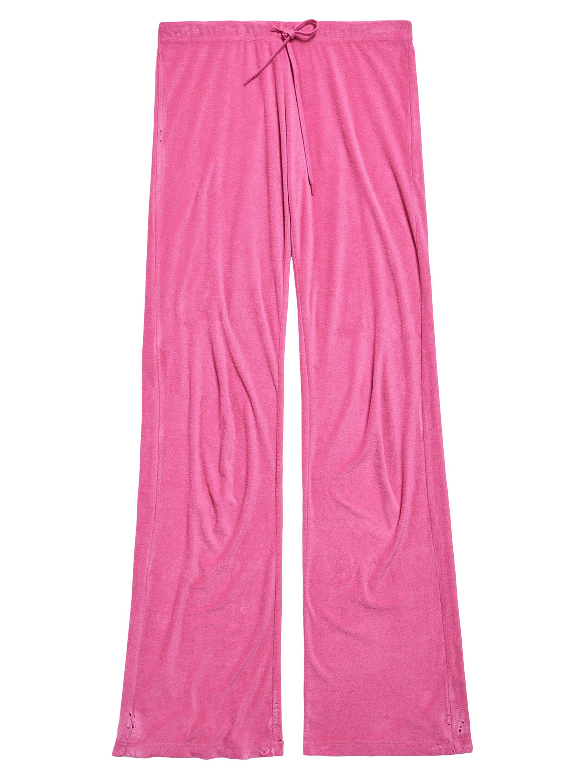 Balenciaga Women's Low Waist Tracksuit Pants - Dark Pink